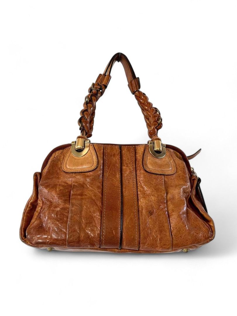 Chloé Eloise Braided Leather Hand Bag Chloé Eloise Braided Leather Hand Bag Authentic Chloe Eloise Beige