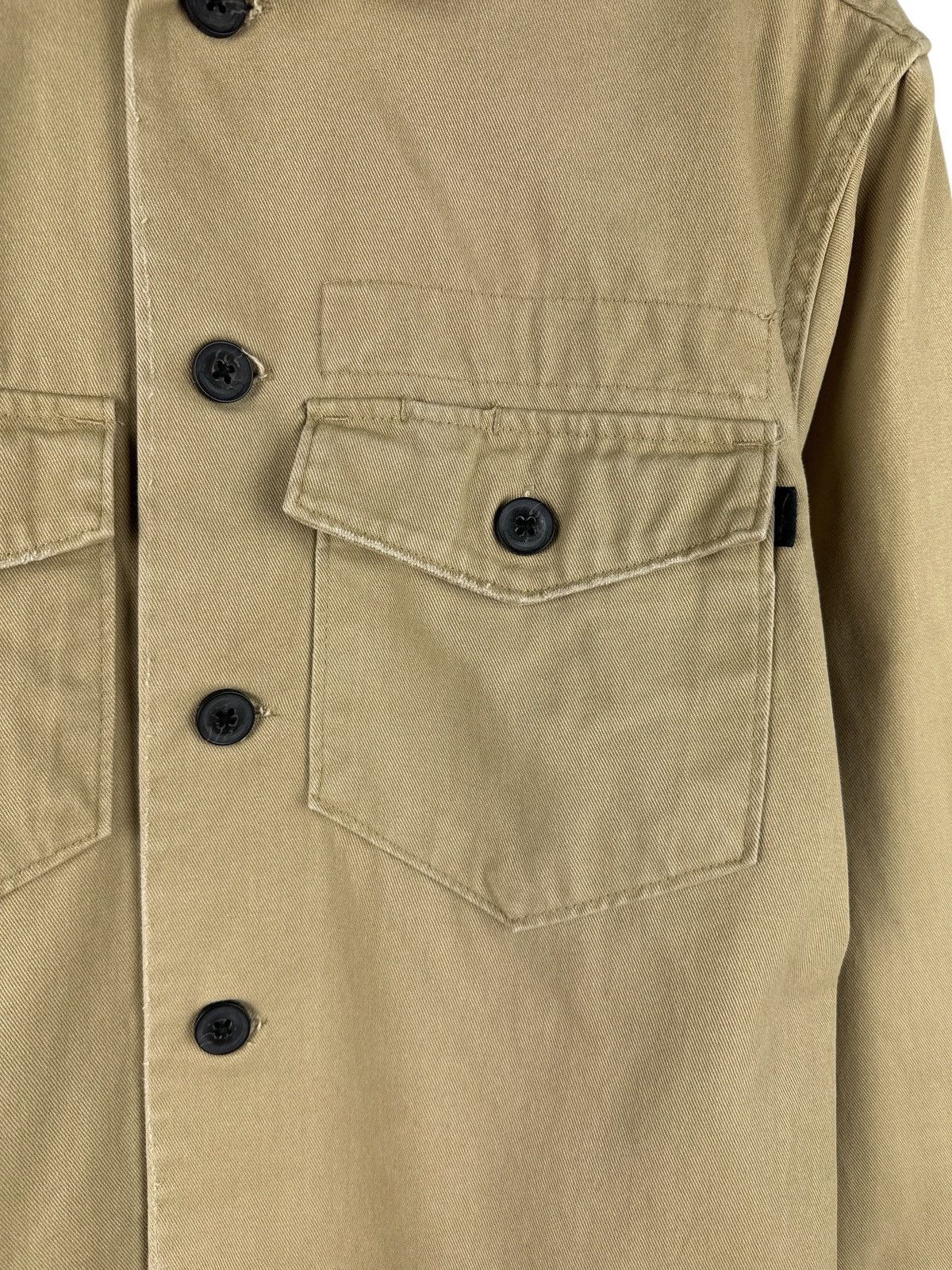 Allsaints Allsaints Encamp Distressed Heavy Shirt L/S Jacket Overshirt Size US S / EU 44-46 / 1 - 7 Thumbnail