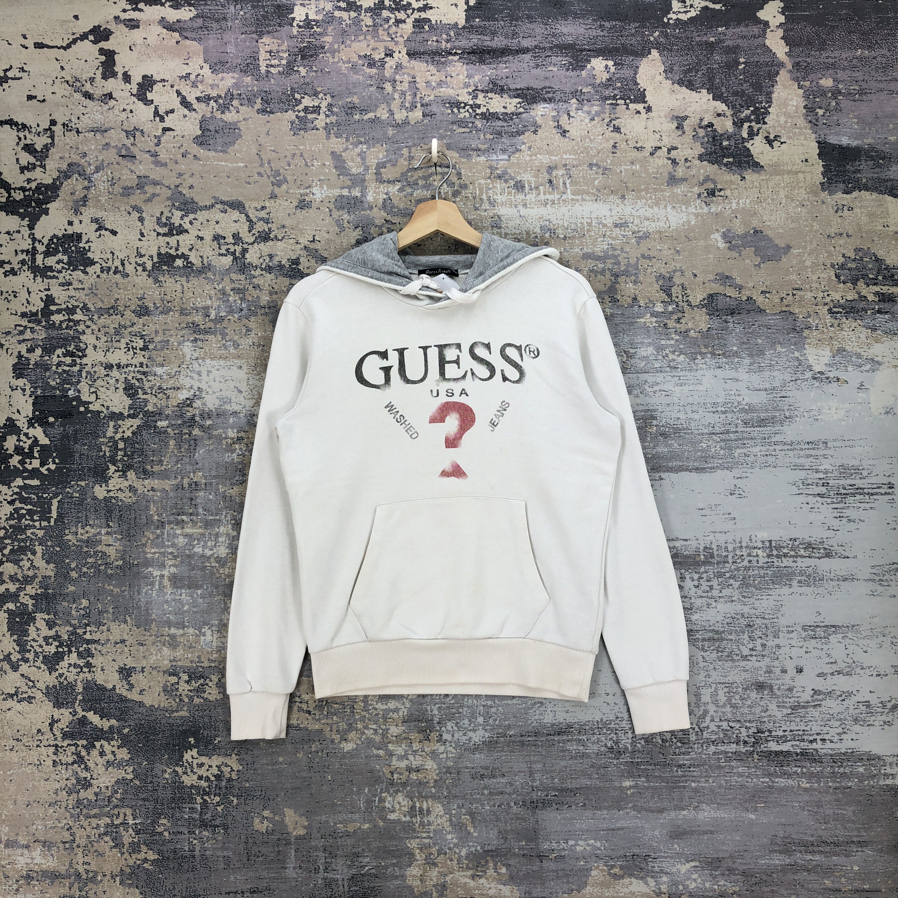 Vintage Guess Sweatshirt Hooded Guess Sweater Hoodie
