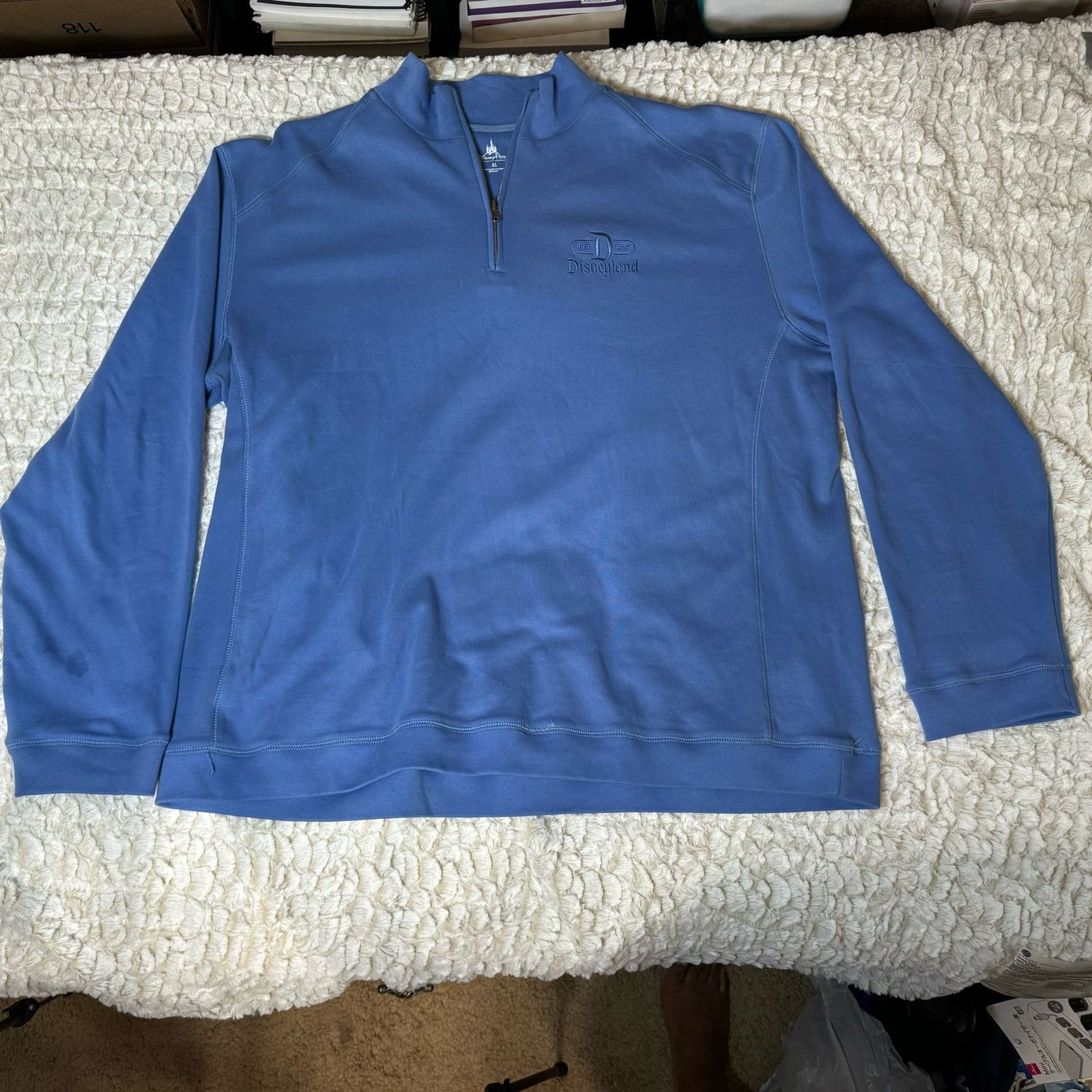 Disney Disney Parks Disneyland 1955 1/4 Quarter Zip Sweatshirt Men Size US XL / EU 56 / 4 - 5 Thumbnail