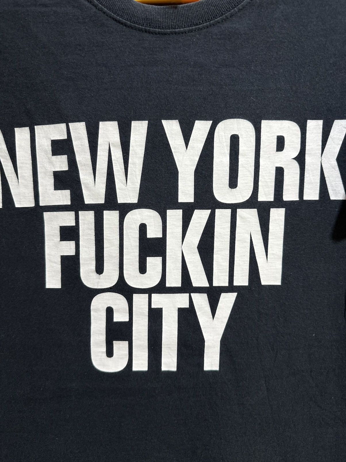 Fruit Of The Loom Vintage New York Fucking City Faded Tee Size US S / EU 44-46 / 1 - 2 Thumbnail