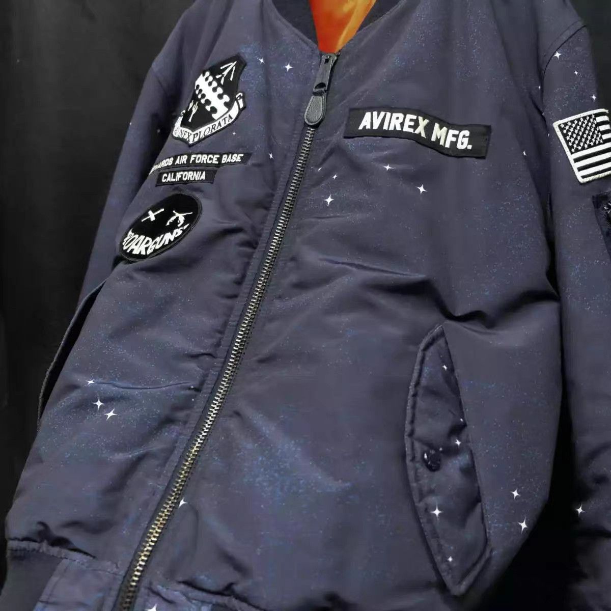 roarguns Roarguns × AVIREX Crystal Double Gun MA-1 Jacket K11 Size US XXL / EU 58 / 5 - 2 Thumbnail
