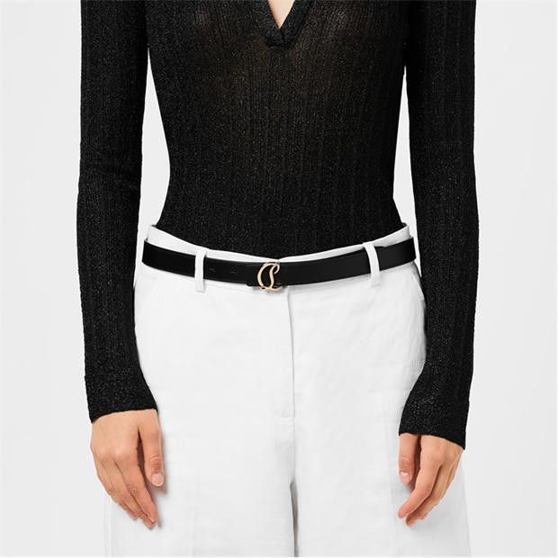 Christian Louboutin Cl Logo Belt Size ONE SIZE - 2 Thumbnail