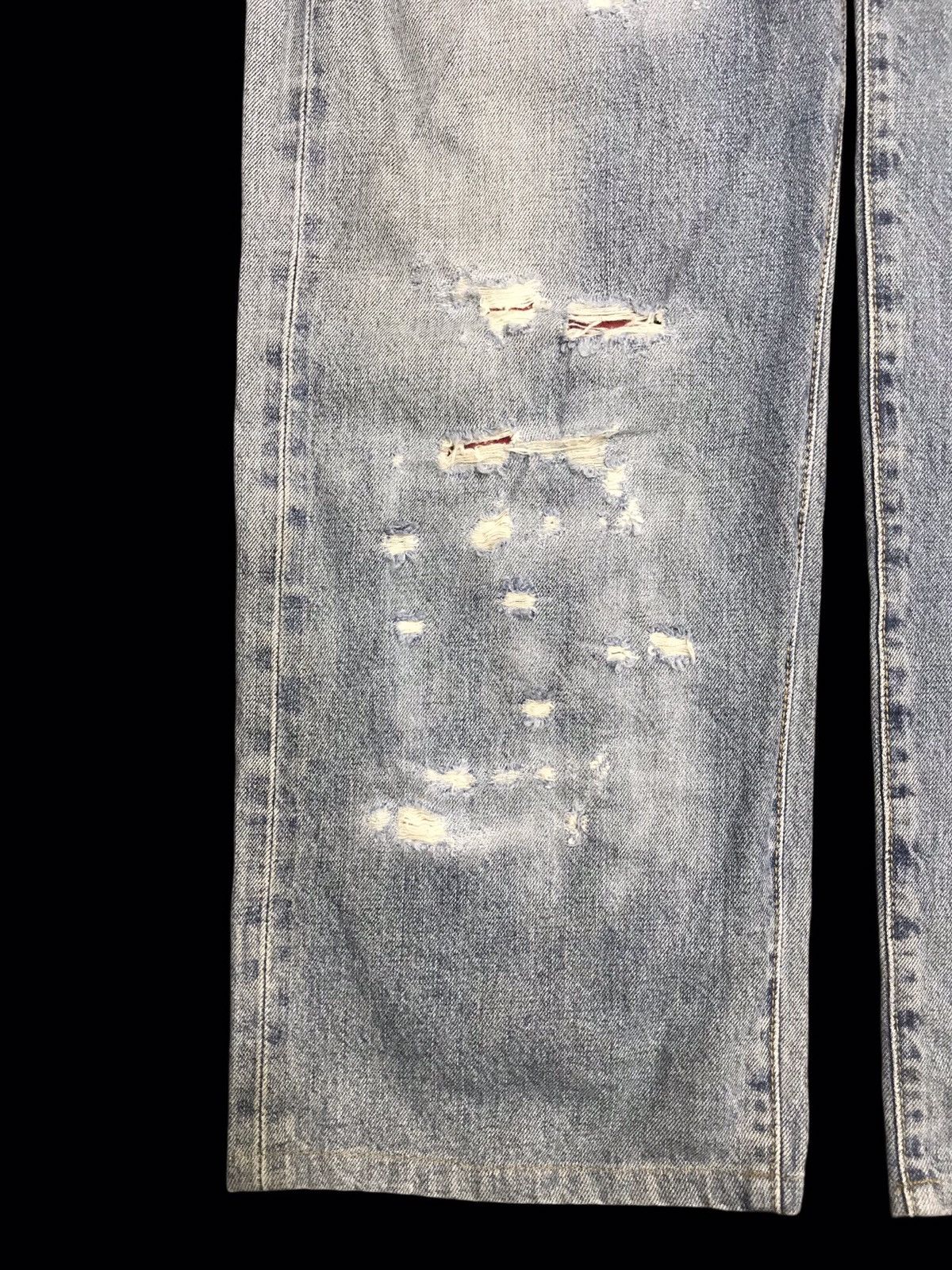 Edwin 💥BAGGY💥VINTAGE EDWIN DSTRESSD WIDE BAGGY CUSTOM DENIM F327 Size US 33 - 8 Thumbnail