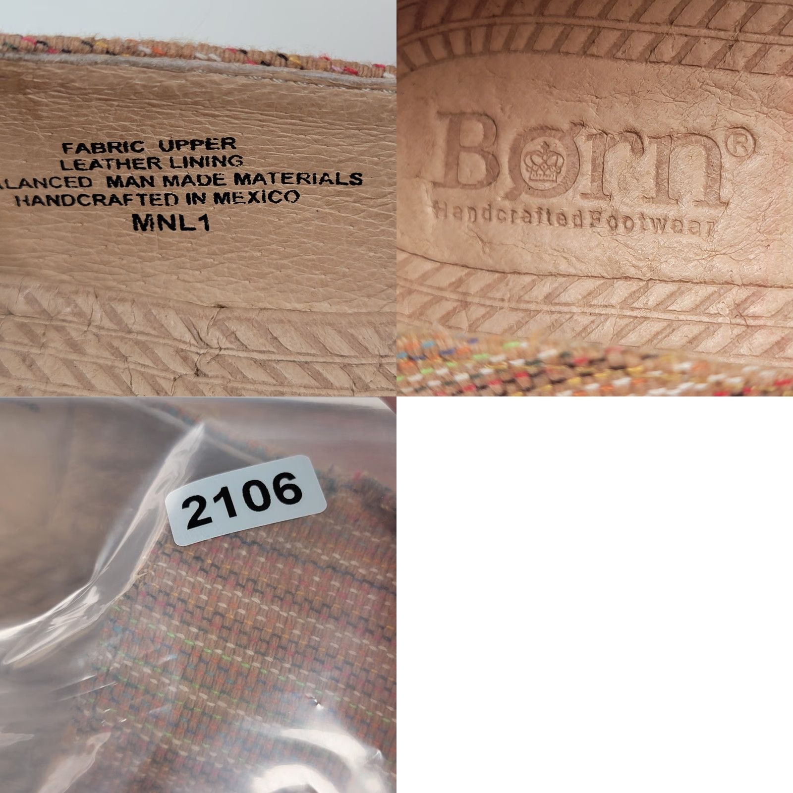 Born Børn Women's Multi Color Canvas Loafers Espadrilles Size 9.5 Womens Size US 10 / IT 40 - 8 Thumbnail