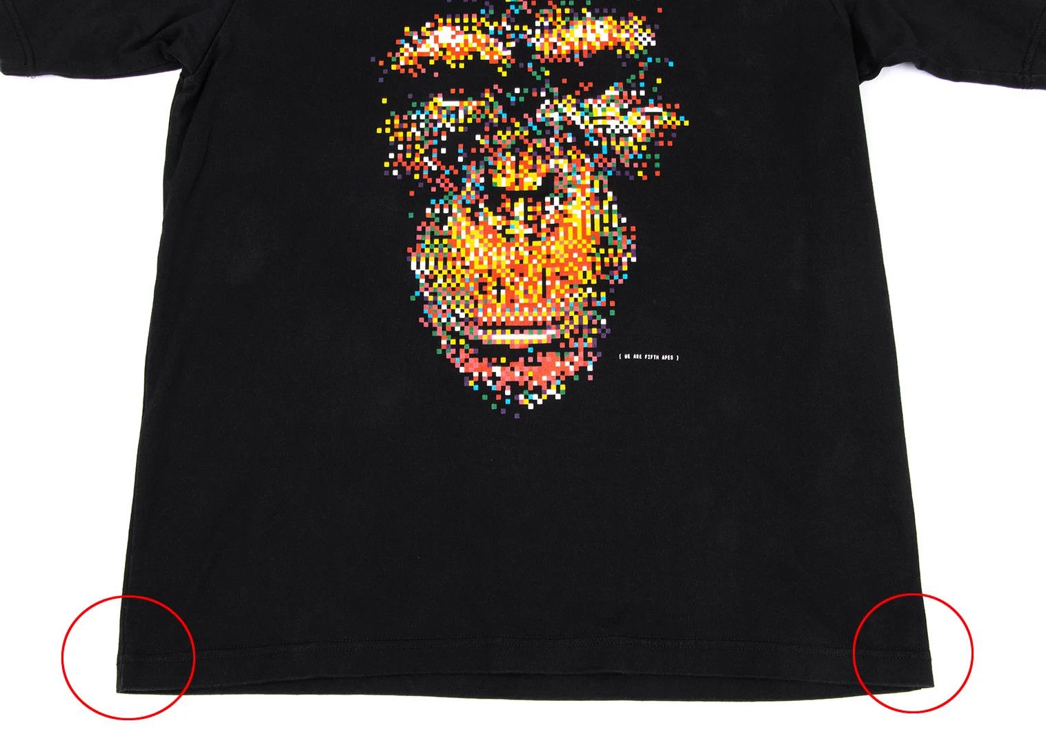 Junya Watanabe Mosaic Print T-Shirt in Black, Size L Size US L / EU 52-54 / 3 - 9 Thumbnail