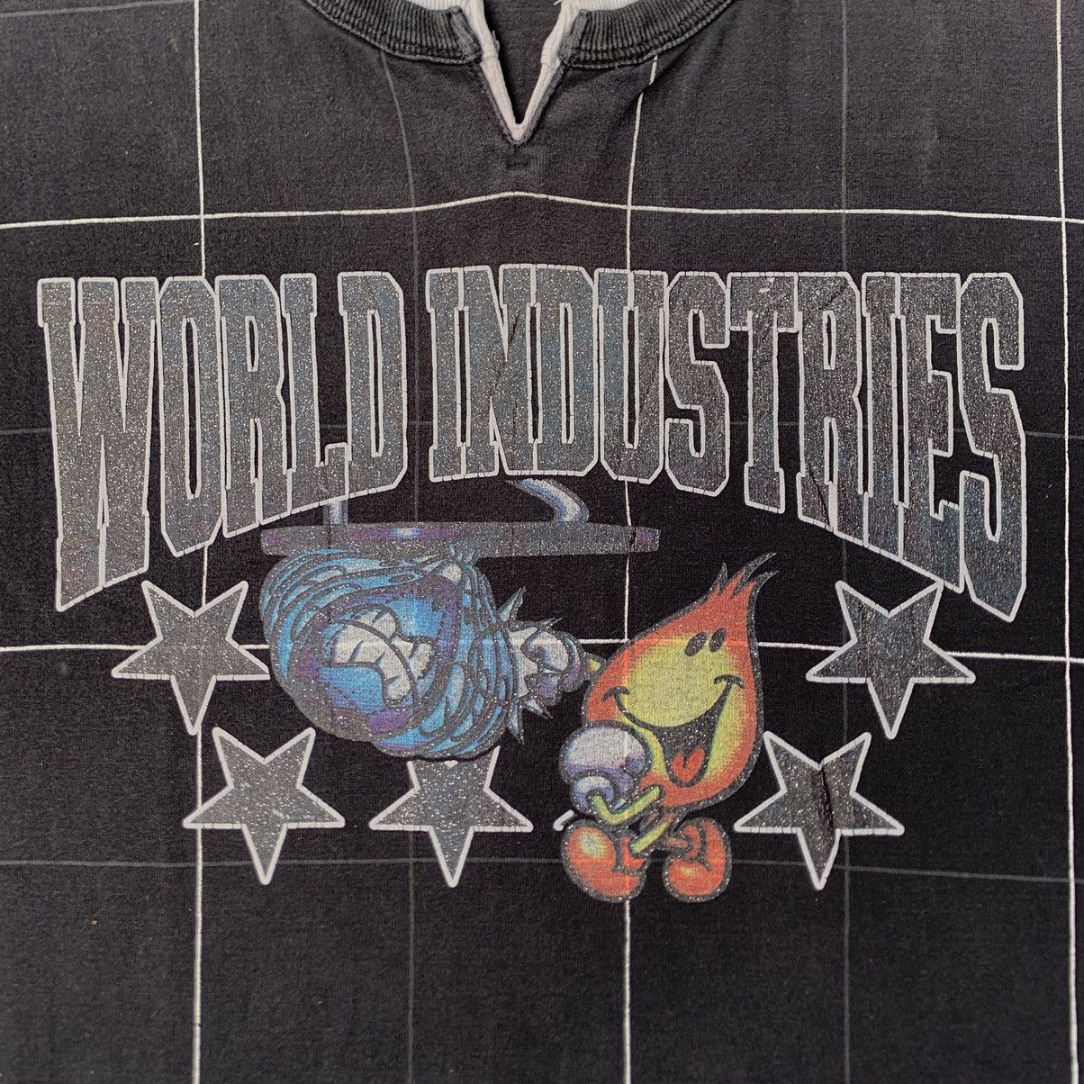 1999 World Industries Flame Boy Wet Willy Skate Tee - Size M