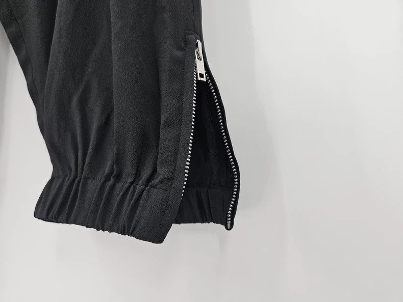 Rick Owens rick owens size 12 SS23 black silk-blend cropped pants Size US 28 / EU 44 - 5 Thumbnail