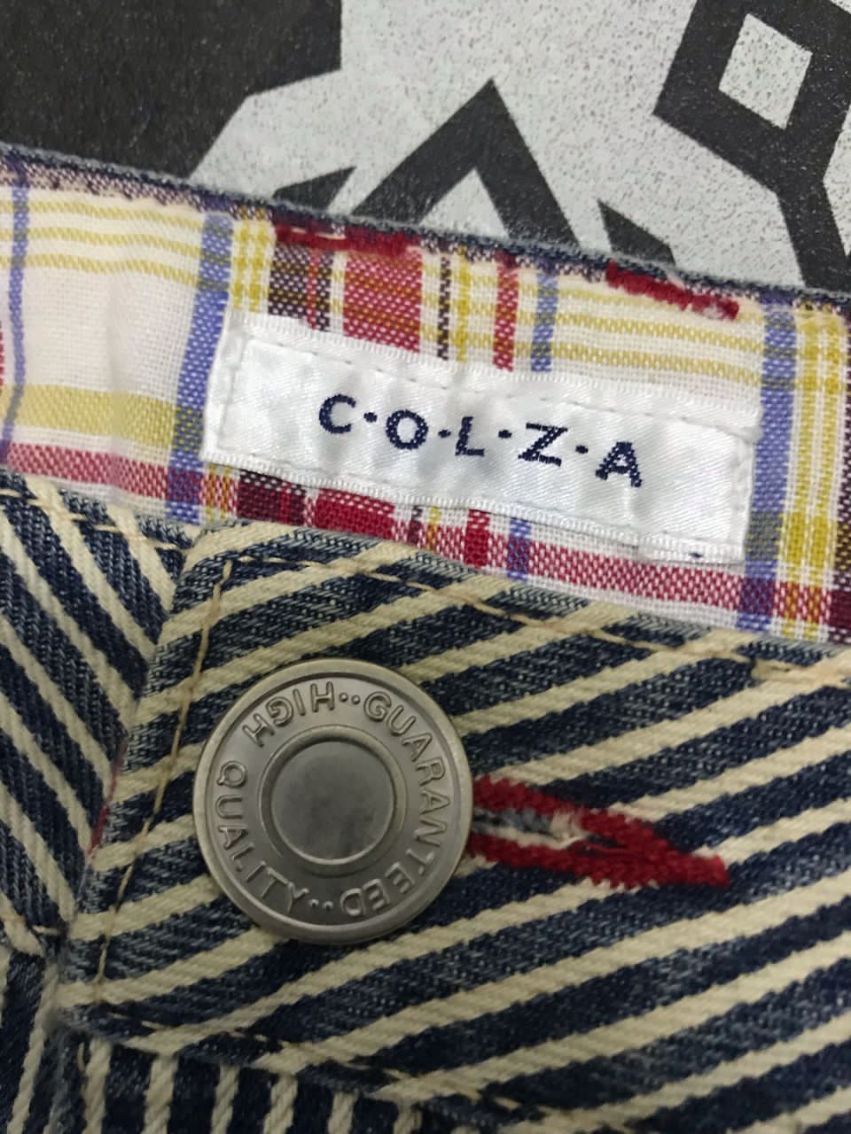Hysteric Glamour × Japanese Brand Japan 🇯🇵 colza distressed patchwork Size US 31 - 5 Thumbnail