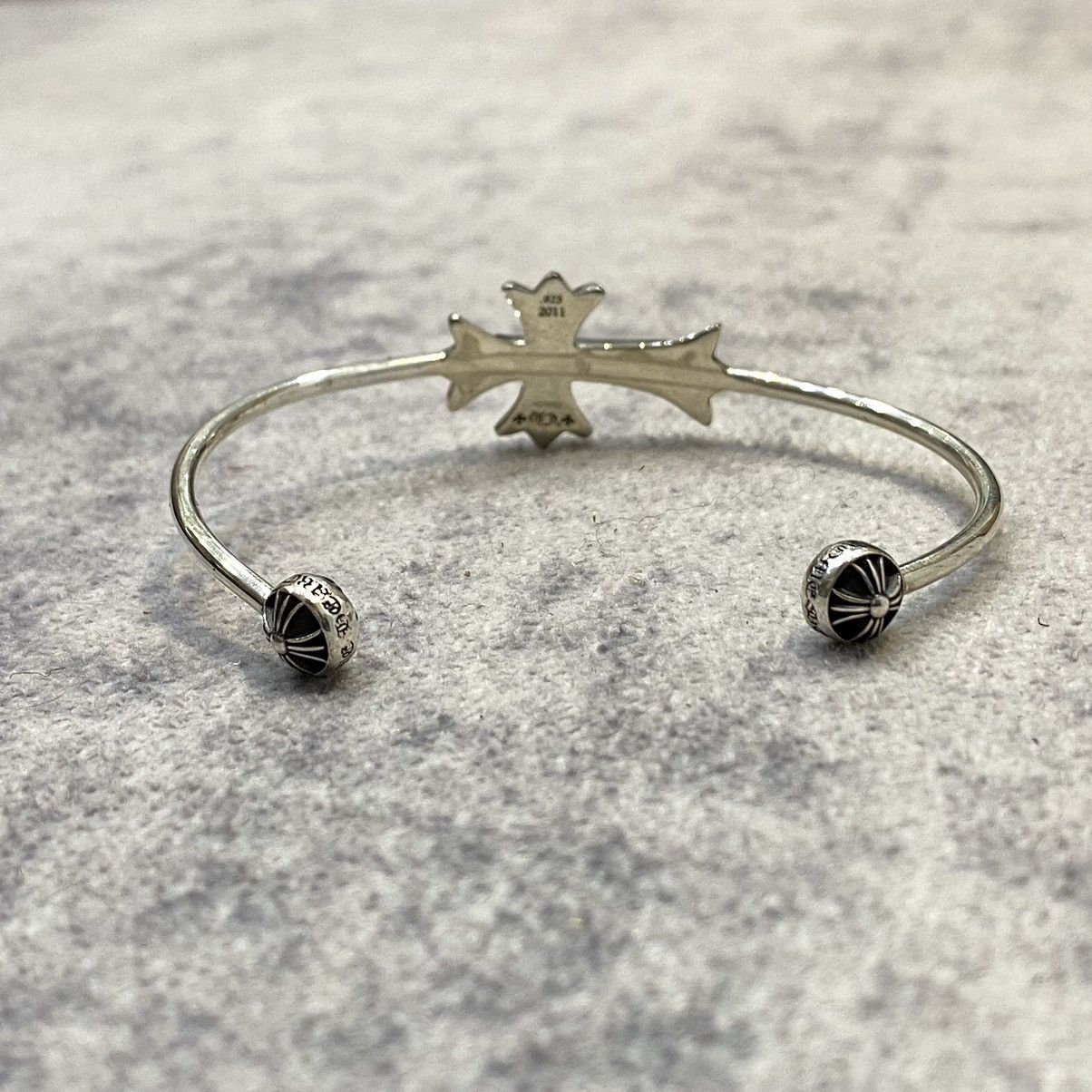 Chrome Hearts Chrome Hearts Cross Cuff silver Size ONE SIZE - 4 Thumbnail
