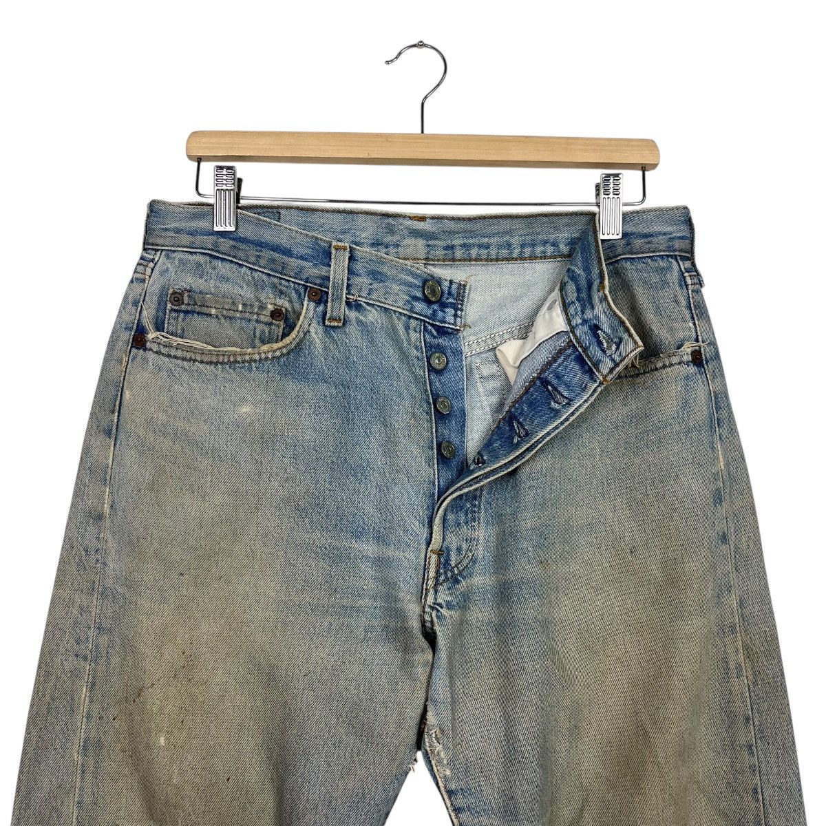 Levi's Vintage 90s Levis Distressed Denim Jeans Size US 32 / EU 48 - 14 Thumbnail