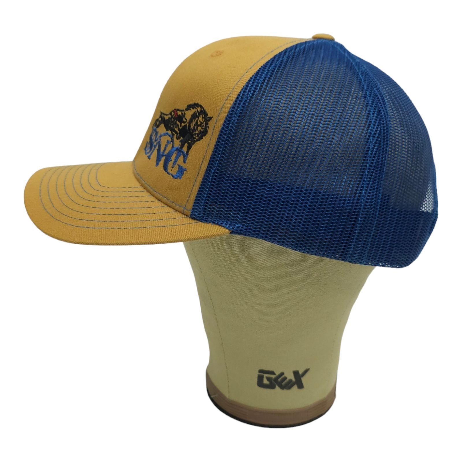 Richardson SNG Embroidered Logo Mesh Adjustable Snapback Cap Trucker Size ONE SIZE - 10 Thumbnail