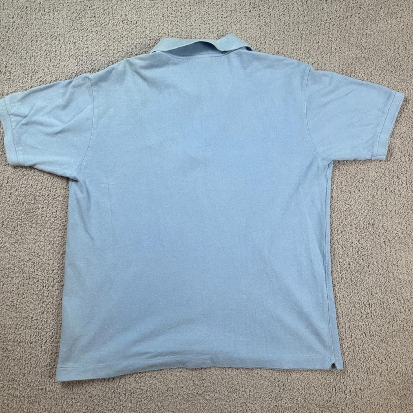 Lacoste Lacoste Mens Polo Shirt 7 (XXL)Made in Peru Light Blue Size US XXL / EU 58 / 5 - 2 Thumbnail