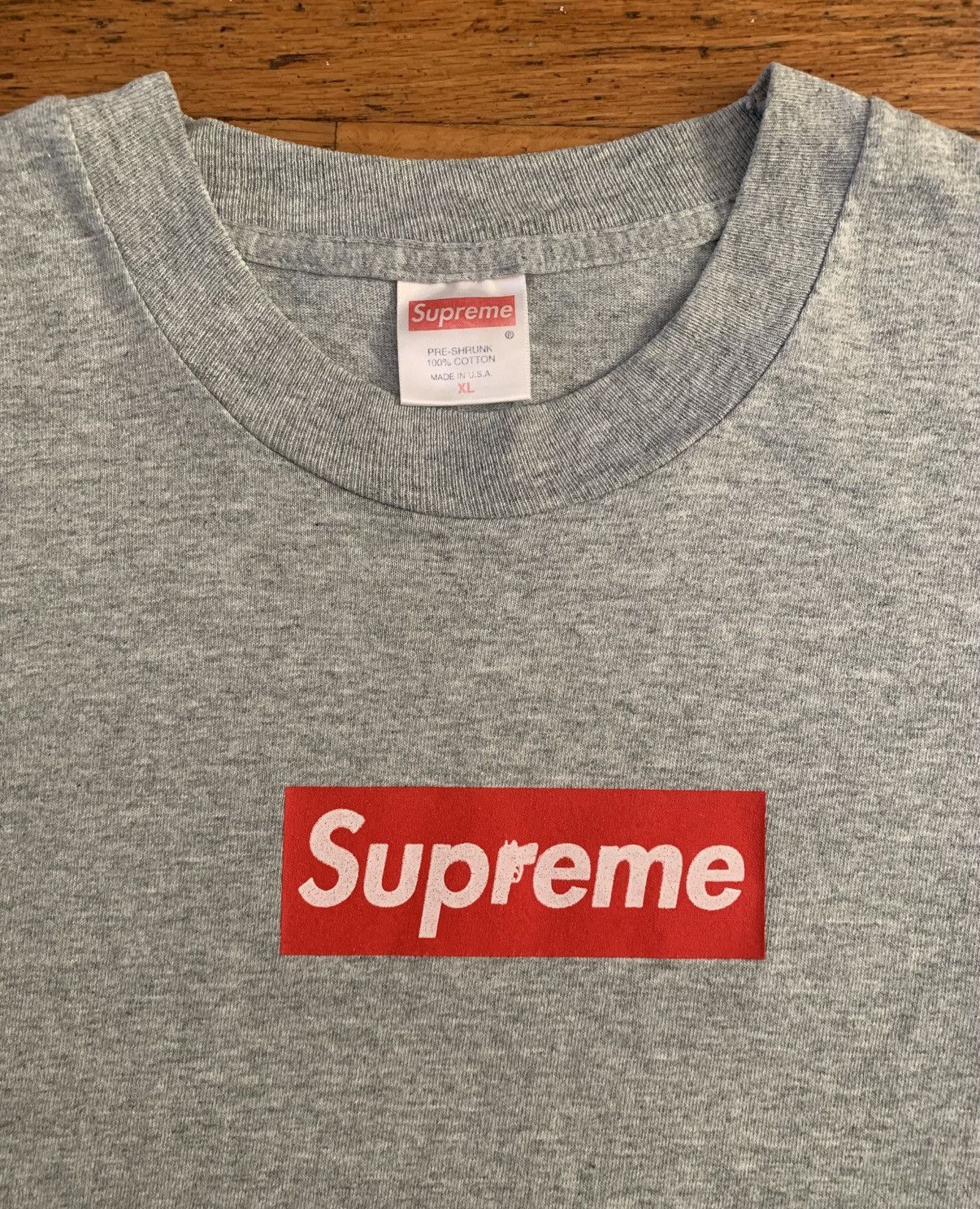 Supreme 1999 Supreme Grey Sopranos Box Logo Size US XL / EU 56 / 4 - 1 Thumbnail