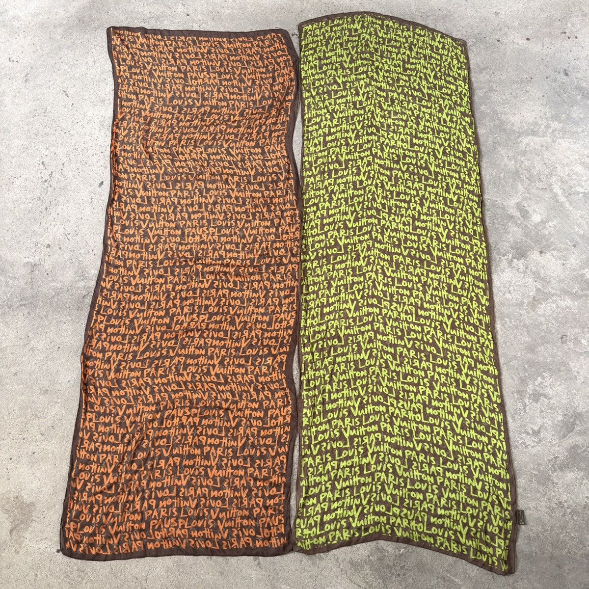 Louis Vuitton × Stephen Sprouse Louis vuitton stephen sprouse graffiti scarf Size ONE SIZE - 6 Thumbnail