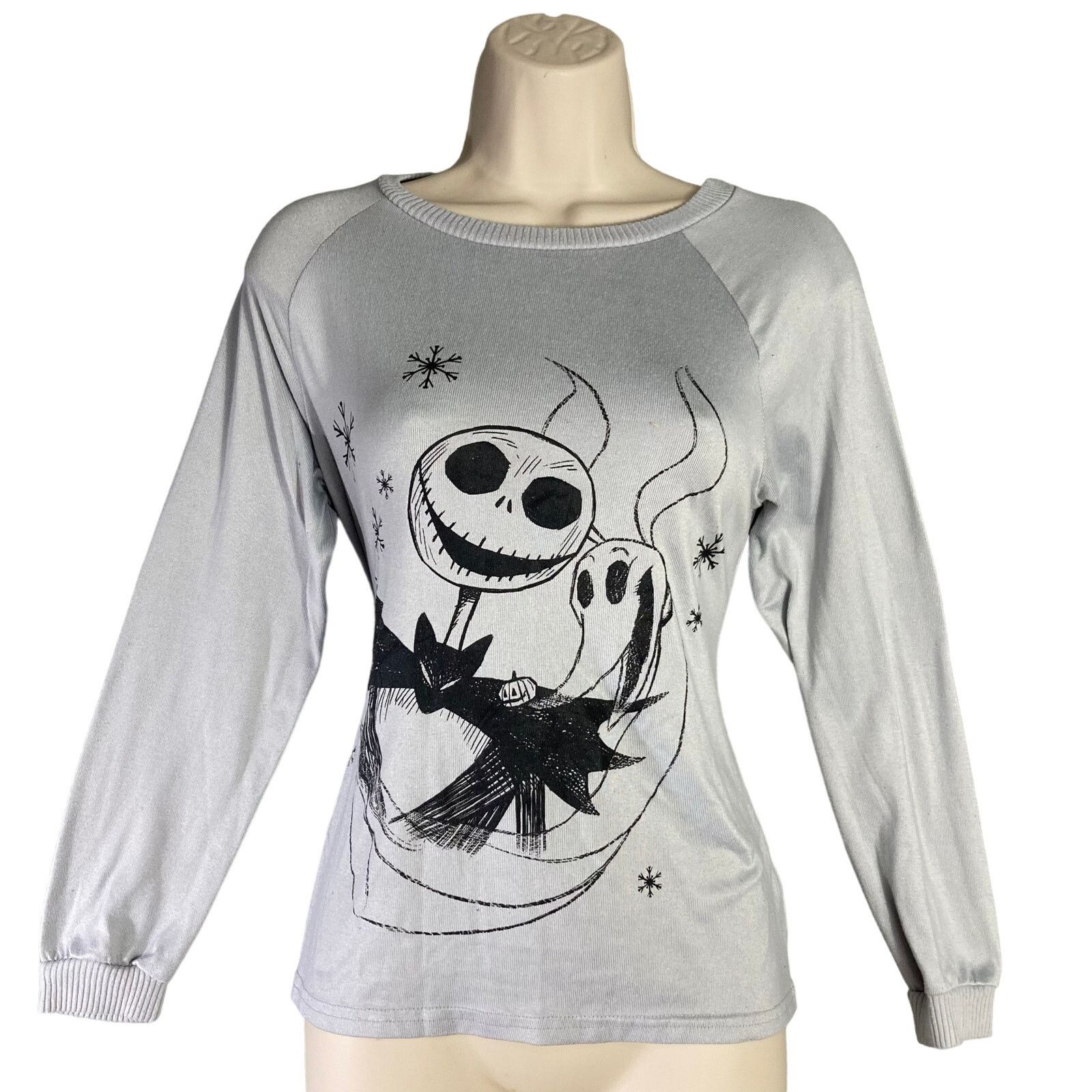 Disney Disney Women's Long Sleeve Pajama Top XS Jack Skellington Size XS / US 0-2 / IT 36-38 - 1 Thumbnail