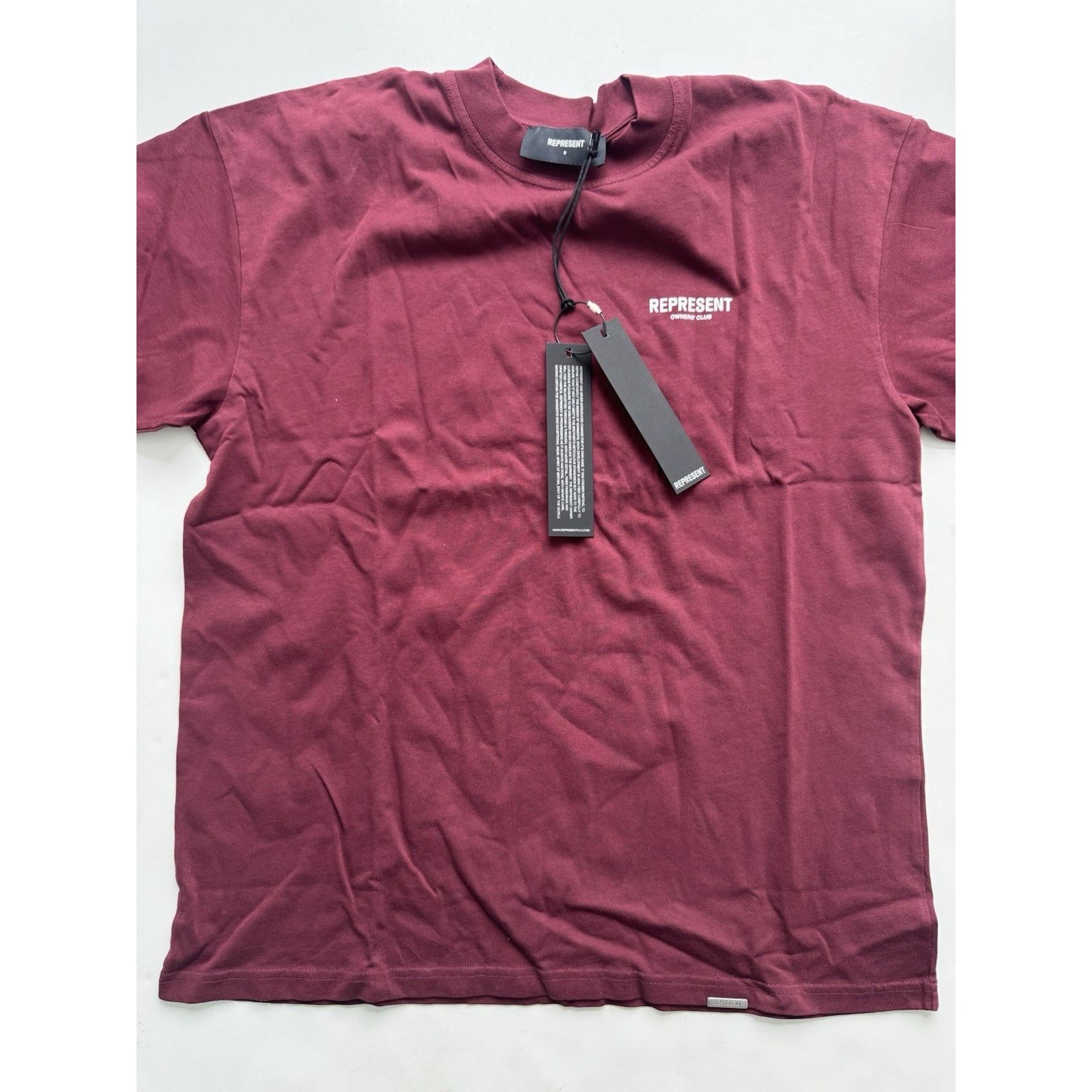 Represent Clo. Represent Owners Club T-Shirt - Maroon Small Size US S / EU 44-46 / 1 - 2 Thumbnail