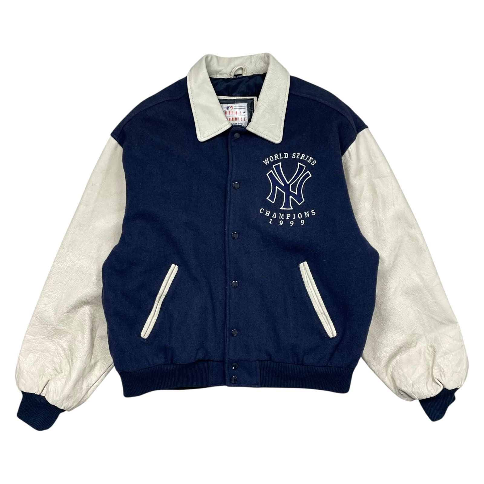 MLB VTG NEW YORK YANKEES WORLD SERIES 1999 GIII VARSITY JACKET Size US XL / EU 56 / 4 - 2 Thumbnail