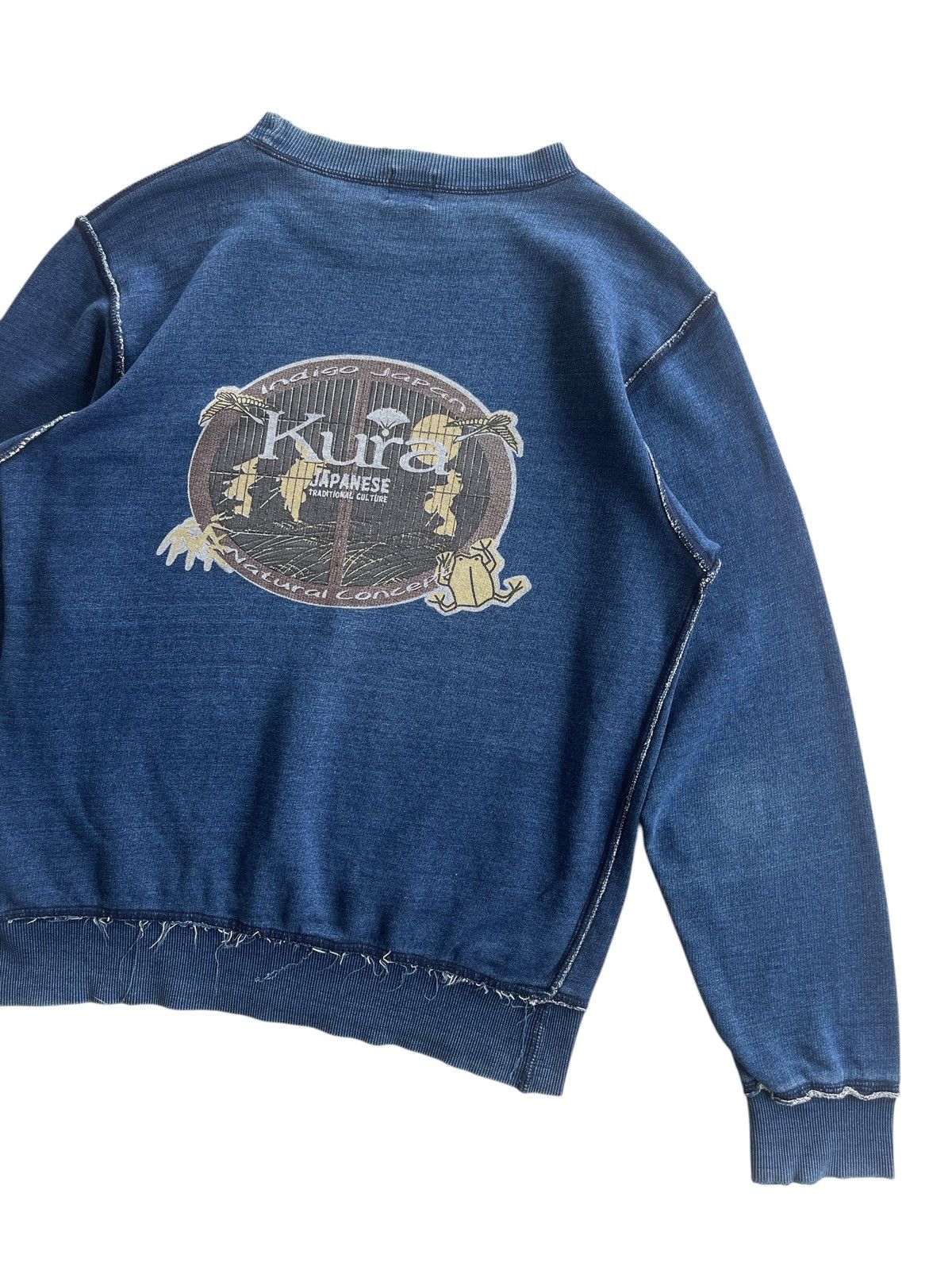 Eternal Eternal Indigo Japanese Traditional Culture (Distressed) Size US S / EU 44-46 / 1 - 8 Thumbnail