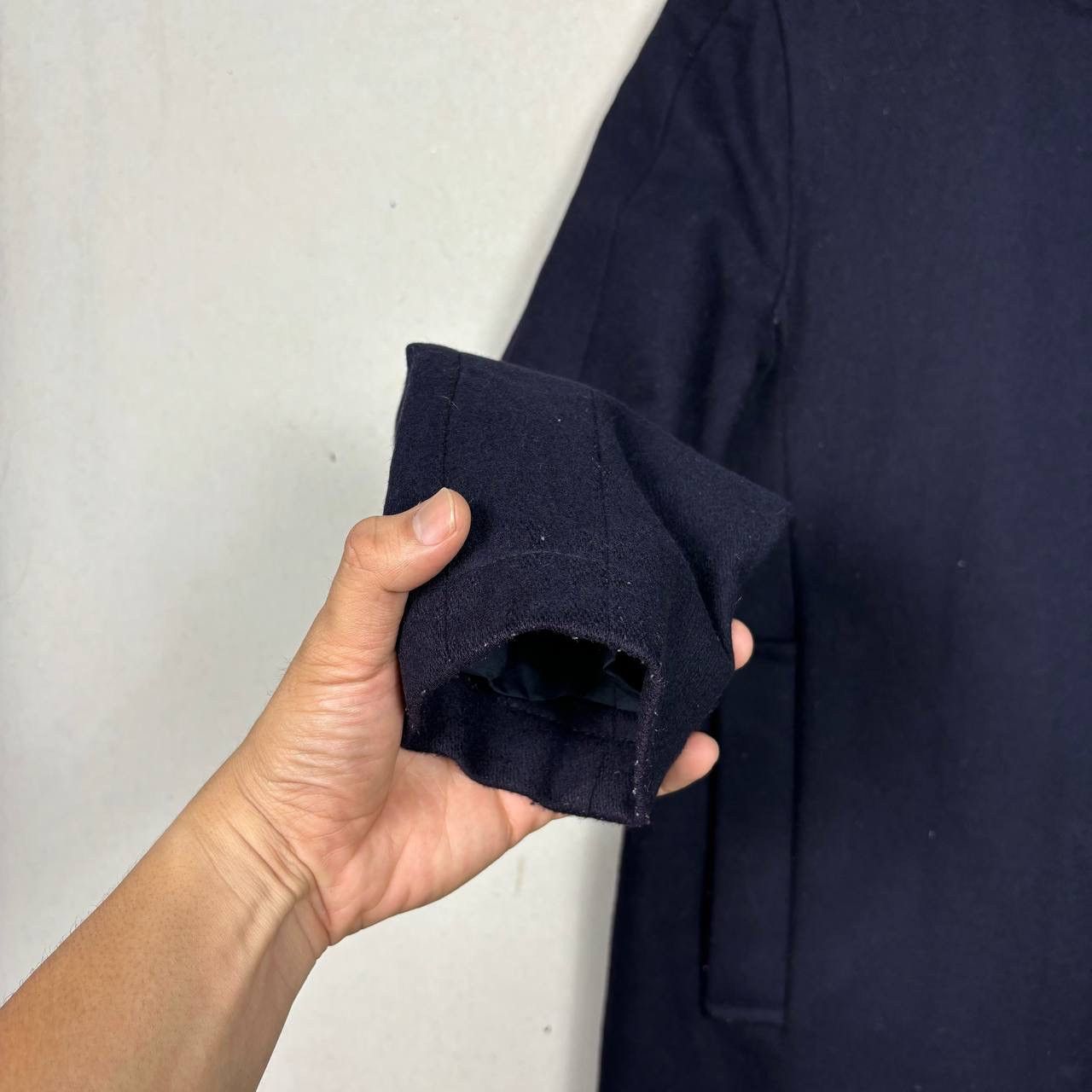 Jil Sander Jil Sander Navy Wool Coat Jacket Sz 38 Size XS / US 0-2 / IT 36-38 - 7 Thumbnail