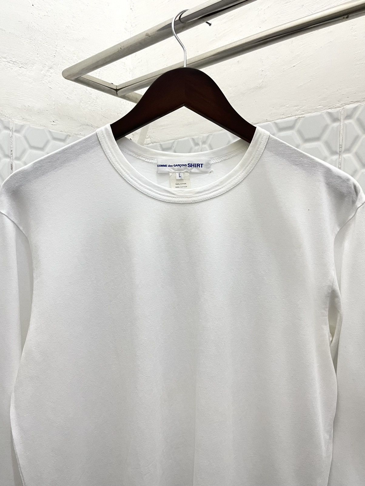 Comme des Garcons × Comme des Garcons SHIRT Comme Des Garcons Shirt Essentials Longsleeve Size US L / EU 52-54 / 3 - 5 Thumbnail