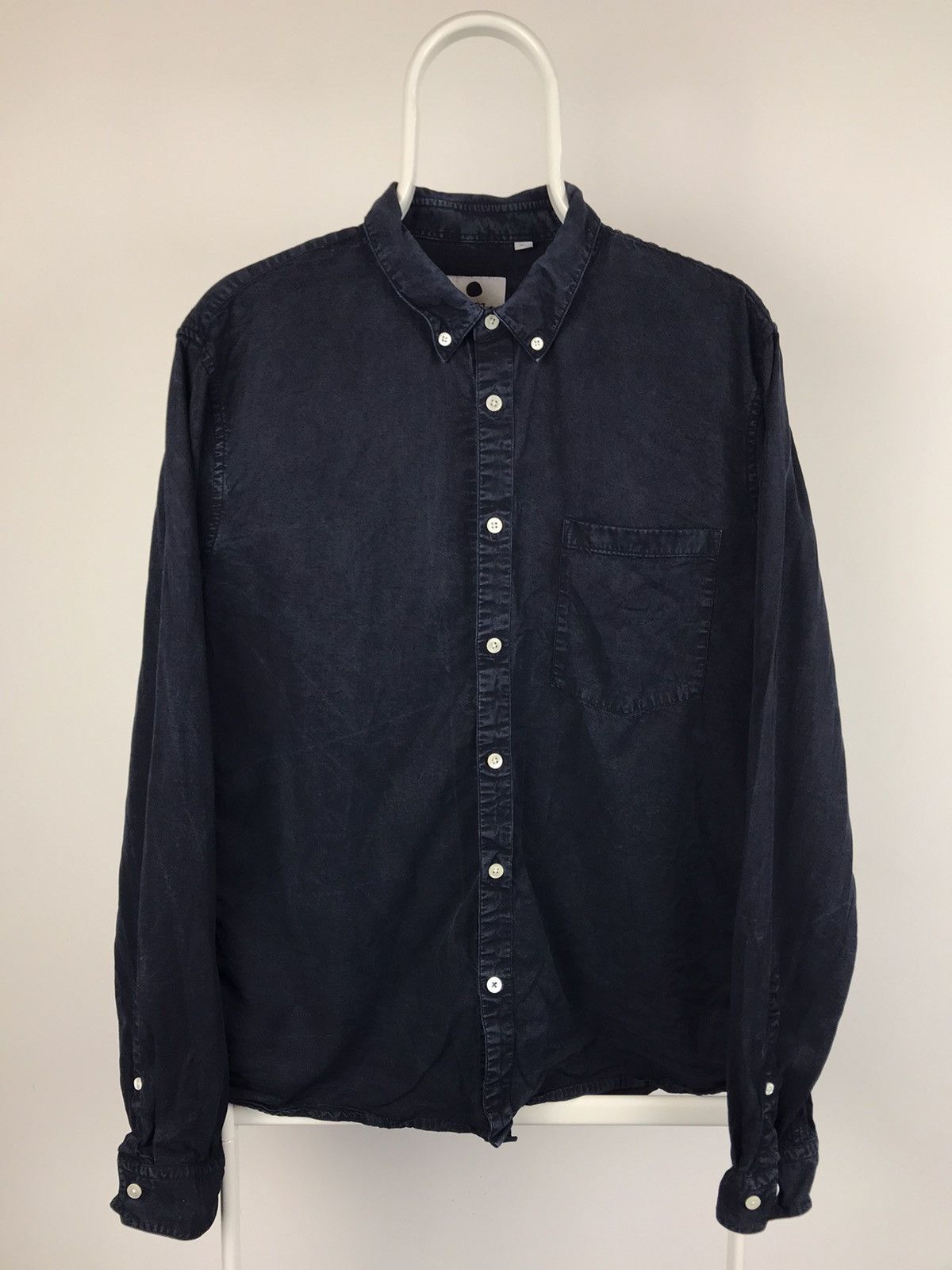 NN07 NN07 Garment Dyed Long Sleeve Shirt Size US XL / EU 56 / 4 - 1 Thumbnail