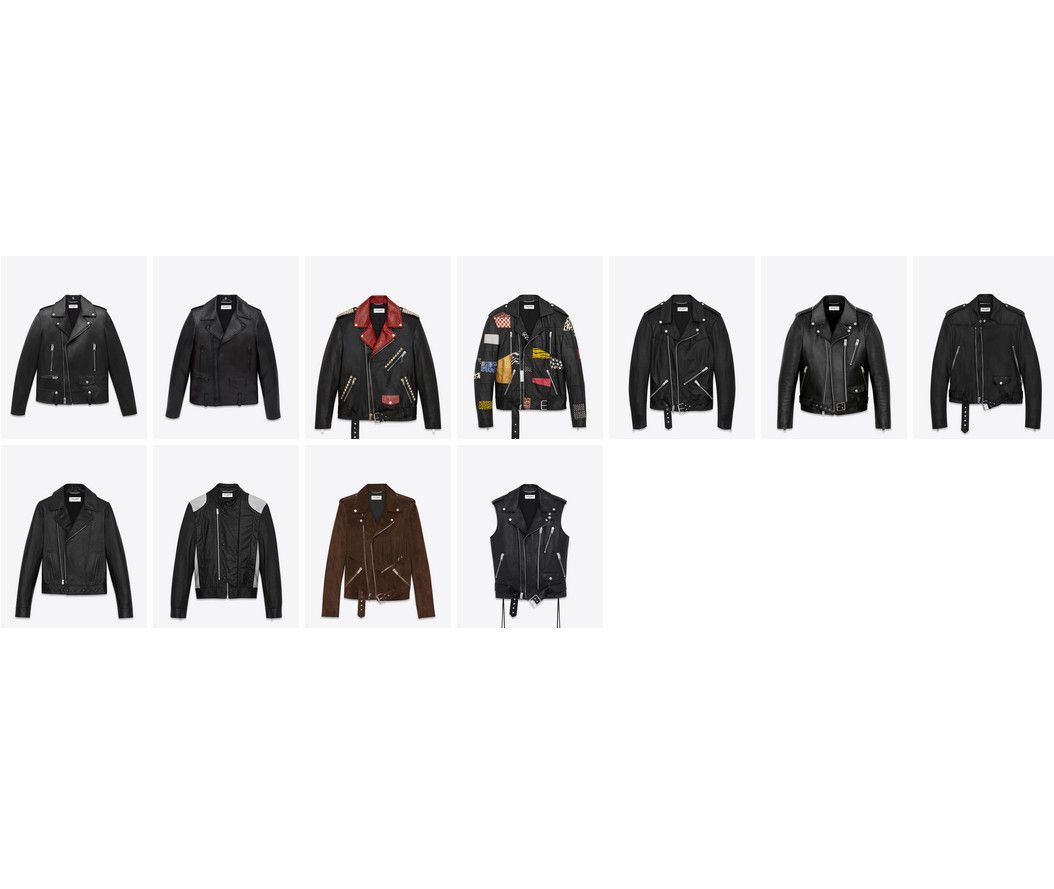 Saint Laurent Paris SLP SS16 "Surfsound" Degradé Sunset L17 Leather Jacket Size XS / US 0-2 / IT 36-38 - 4 Thumbnail