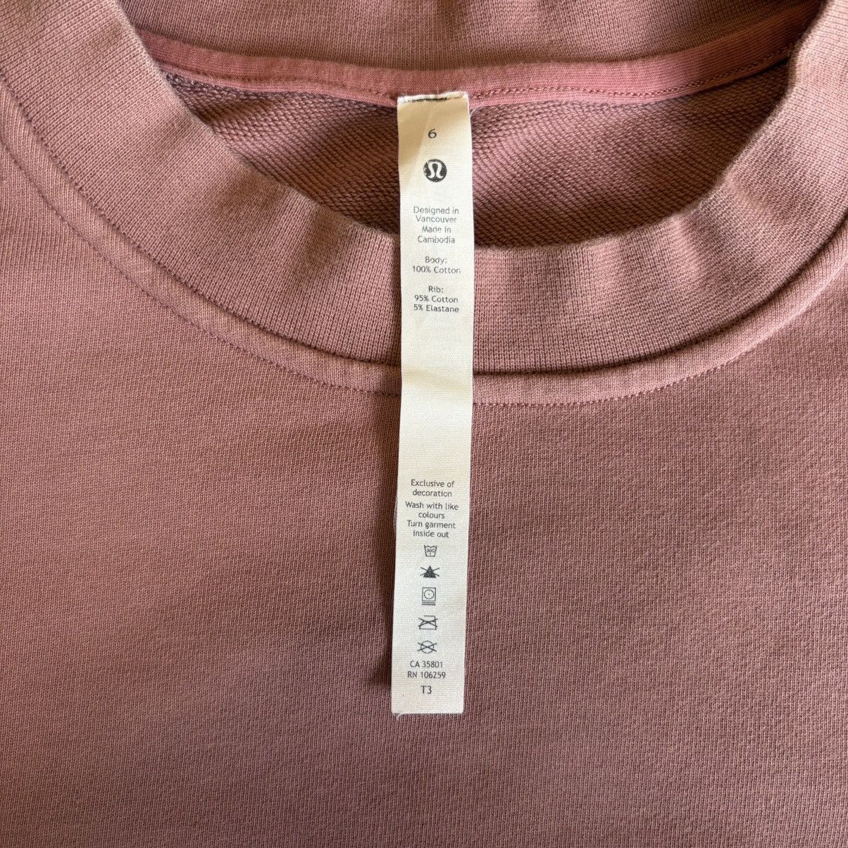 Lululemon Lululemon Women Perfectly Oversized Crew Sweatshirt Size L / US 10 / IT 46 - 11 Thumbnail
