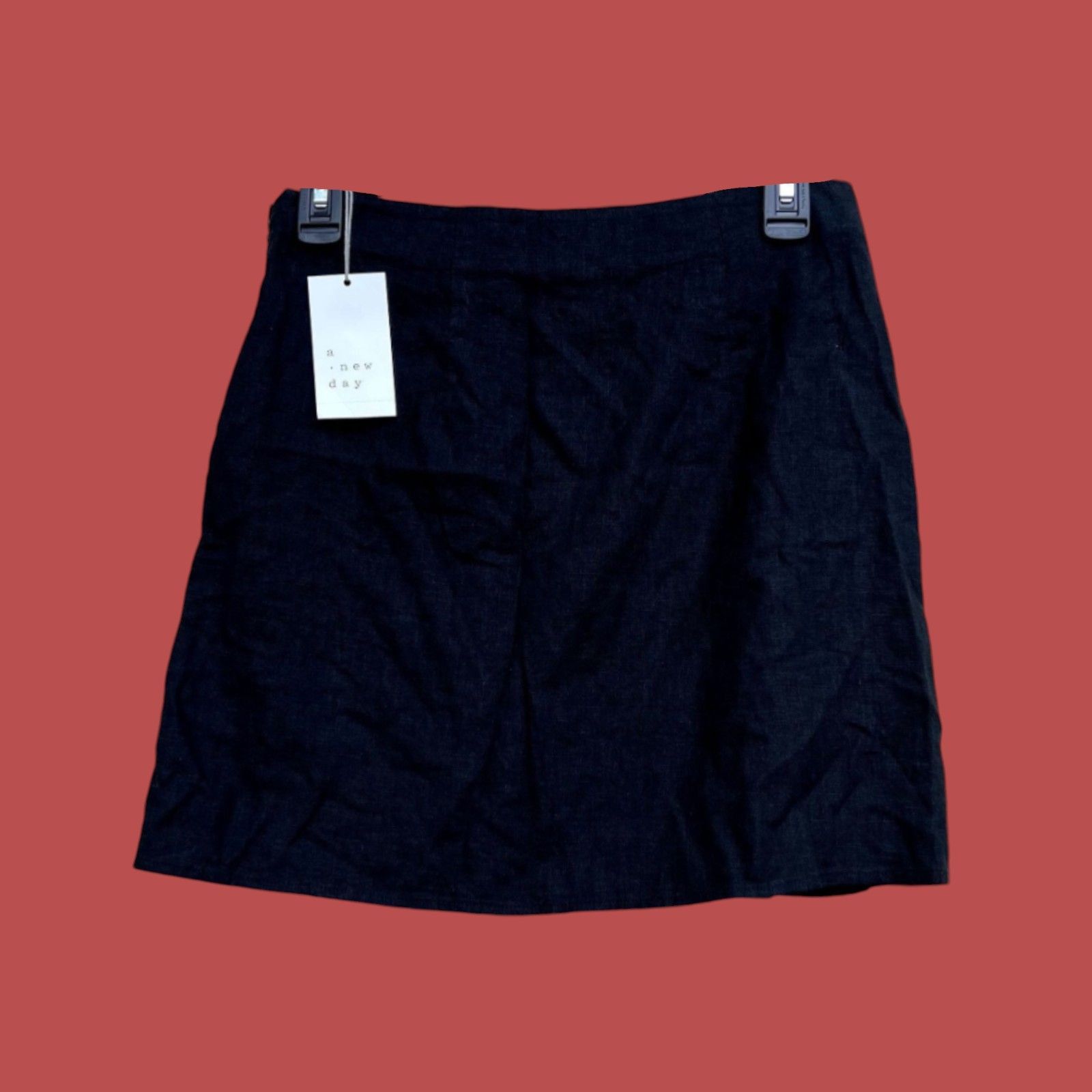 Other A New Day - Women's Mini Skirt Slit Elegant Office Lady Casu Size 28" / US 6 / IT 42 - 3 Thumbnail