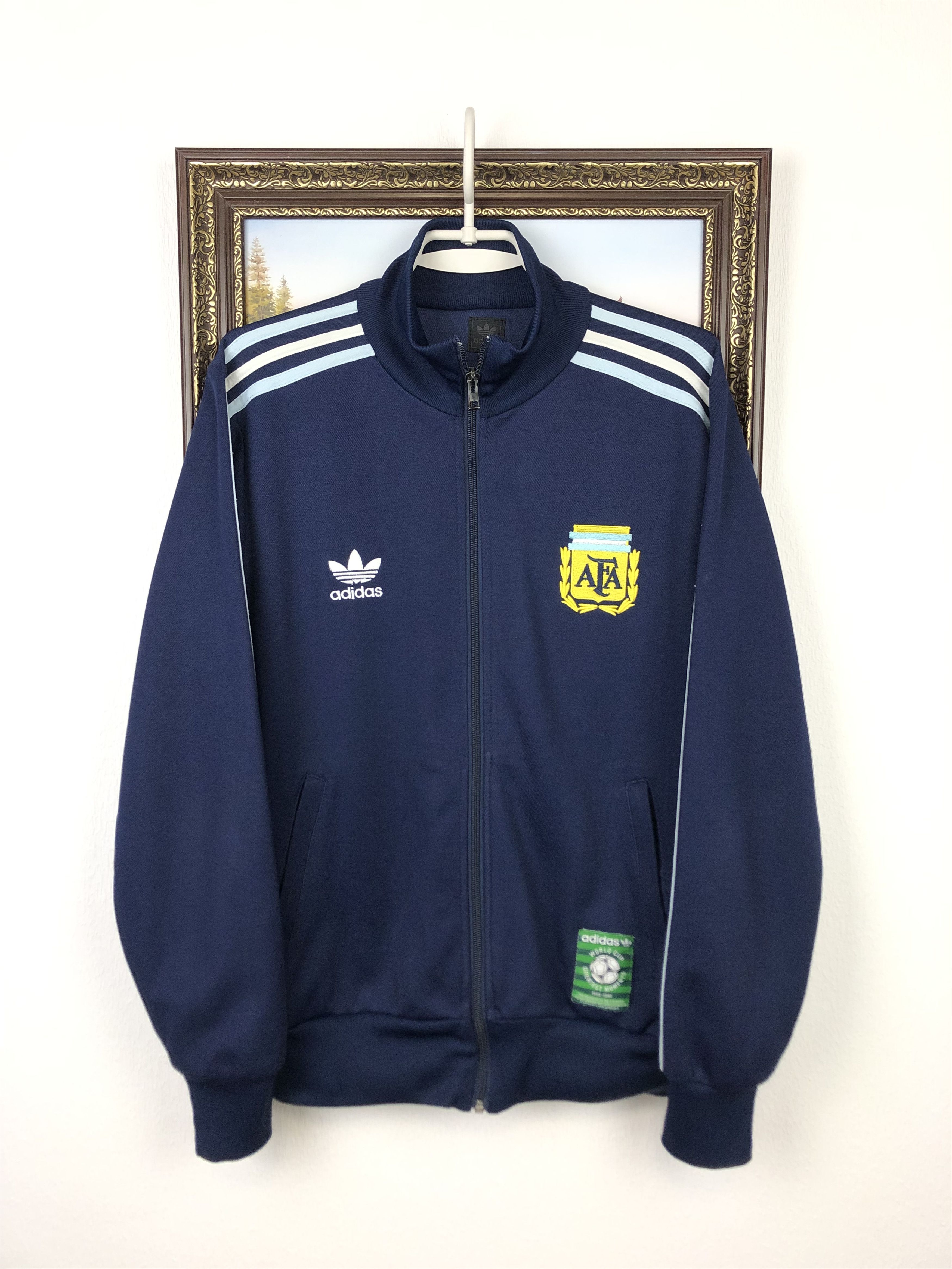 Vintage Adidas Originals Argentina Football Jacket Track Top