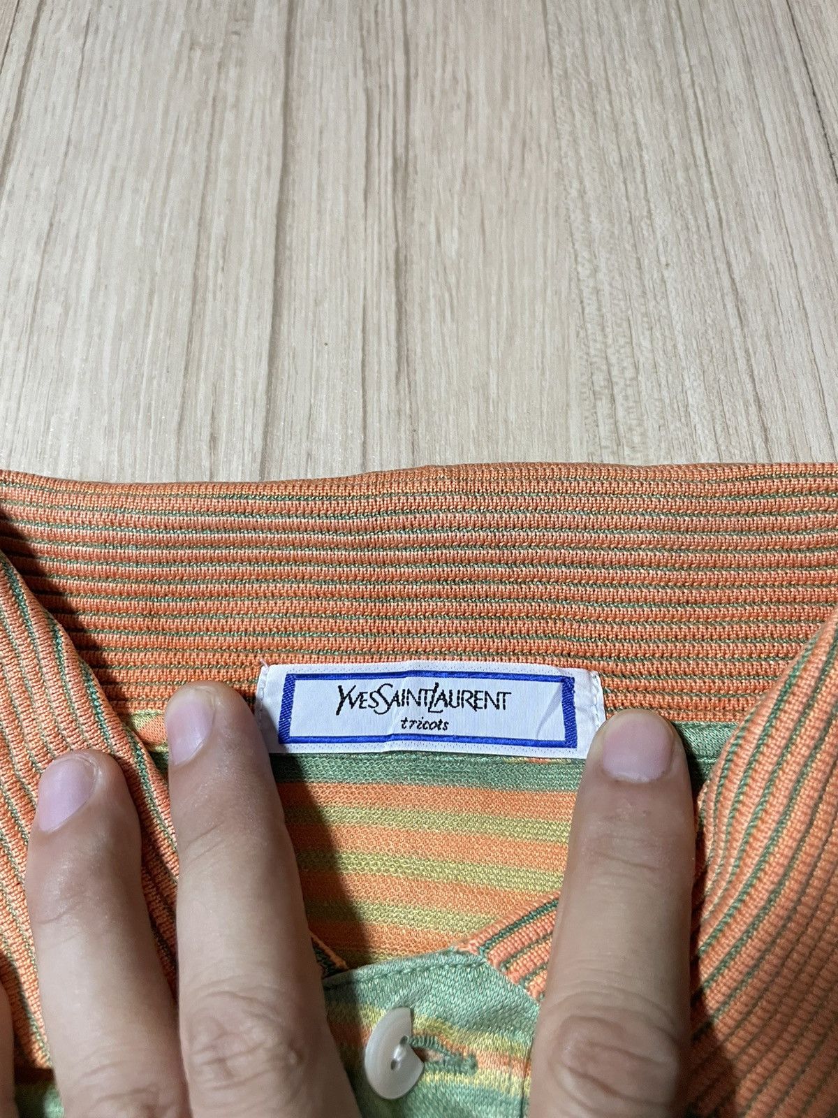 Vintage × Yves Saint Laurent VINTAGE YVES SAINT LAURENT POLO TEE Size US L / EU 52-54 / 3 - 8 Thumbnail