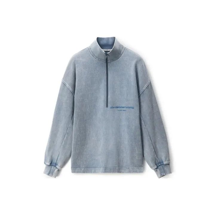 Alexander Wang Alexander Wang SS23 Embroidered Logo Sweatshirt 0079 Size S / US 4 / IT 40 - 1 Thumbnail