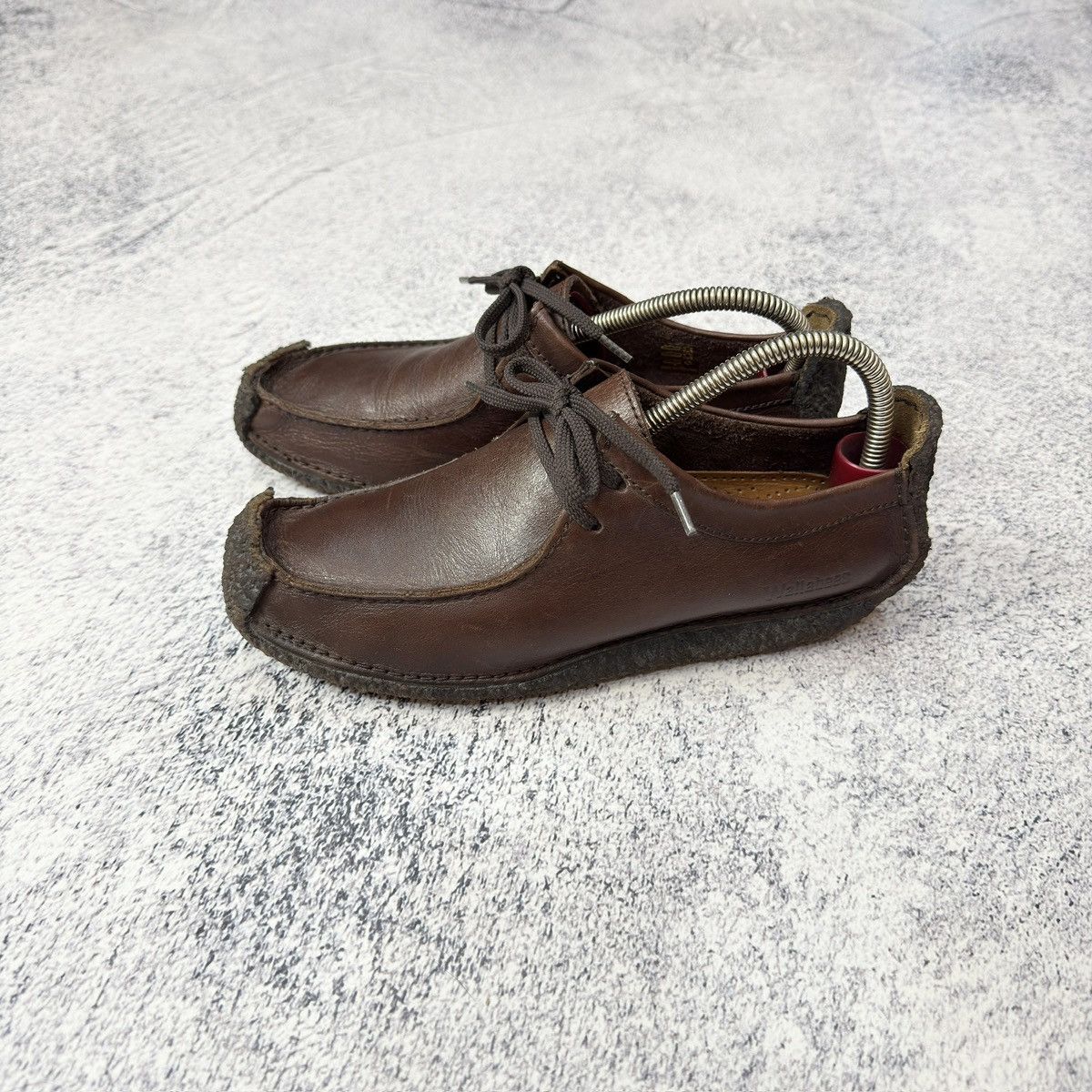 Clarks × Vintage Clarks Wallabees Brown Leather US7.5 UK6.5 EU40.5 25.5cm Size US 7.5 / EU 40-41 - 1 Thumbnail