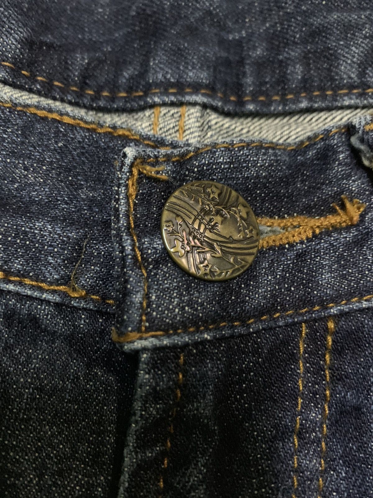 Kapital JAPANESE BIG DRAGON EMBROIDERED LIKE KARAKURI TAMASHI DENIM Size US 30 / EU 46 - 16 Thumbnail