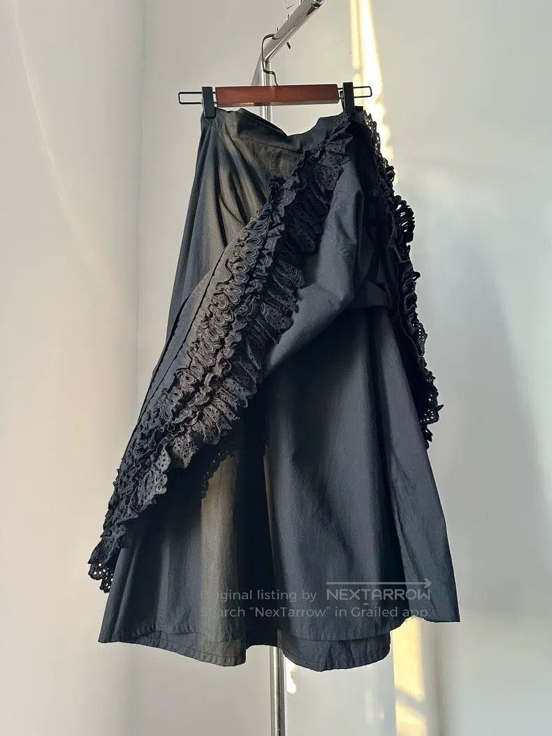 Junya Watanabe Junya Watanabe one-size-fits-all Asymmetrical Lace Trimmed Size 25" / US 0 / IT 36 - 6 Thumbnail