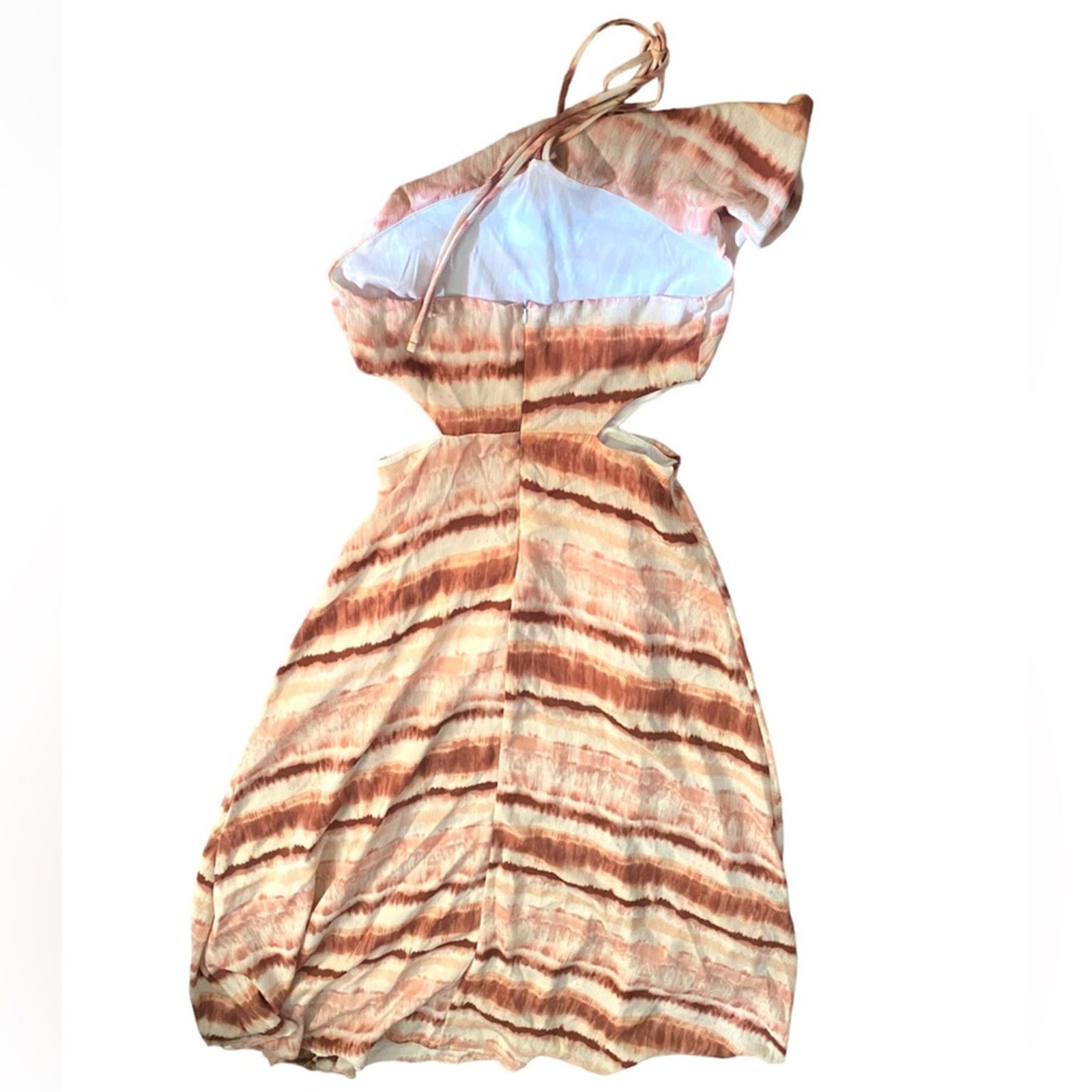 Sage Sage the Label Maxi Cut-out Halter Dress SZ. L Pink Size L / US 10 / IT 46 - 2 Thumbnail