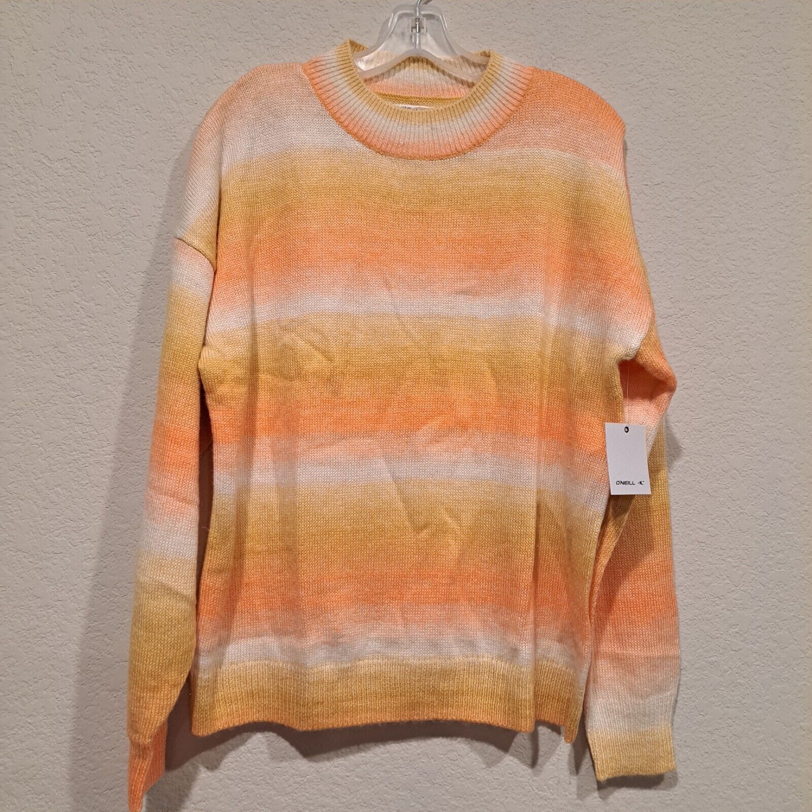 Other O'Neill Knitted Sweater Striped Orange Yellow Size S NWT Size US S / EU 44-46 / 1 - 8 Thumbnail