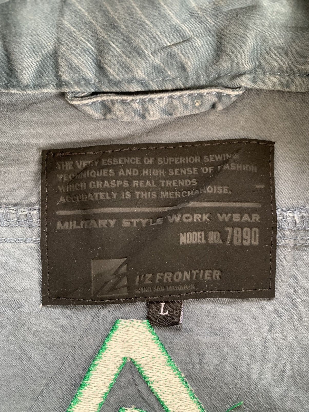 Japanese Brand ARATA I'Z FRONTIER MILITARY WORK STYLE JACKET Size US L / EU 52-54 / 3 - 18 Thumbnail