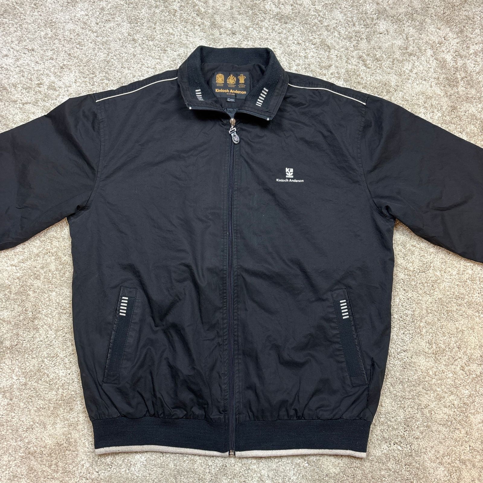 Designer × Vintage Vintage Kinloch Anderson Scotland Bomber Track Jacket Large Size US L / EU 52-54 / 3 - 2 Thumbnail
