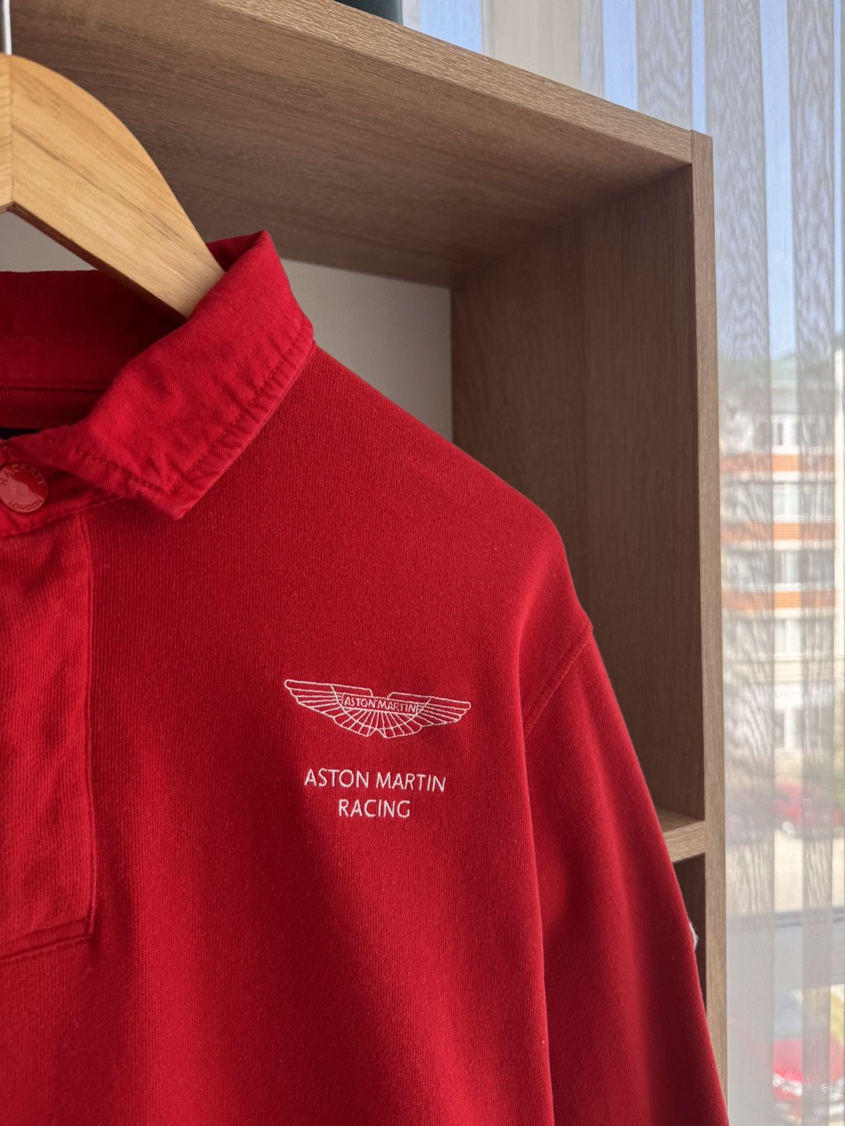 Other Vintage Aston Martin Racing by Hackett Red Formula1 Sweatsrt Size US L / EU 52-54 / 3 - 3 Thumbnail