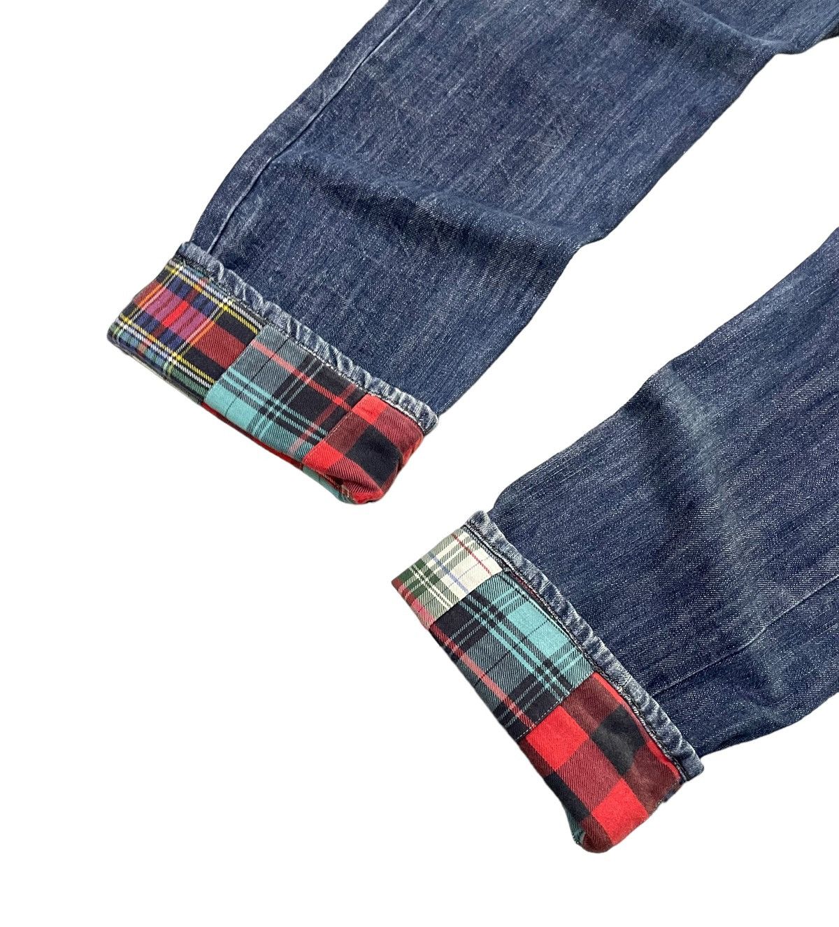 PPFM × semanticdesign Dominate Japan Double Waist Patch Work Double Lined Jeans Size US 32 / EU 48 - 6 Thumbnail