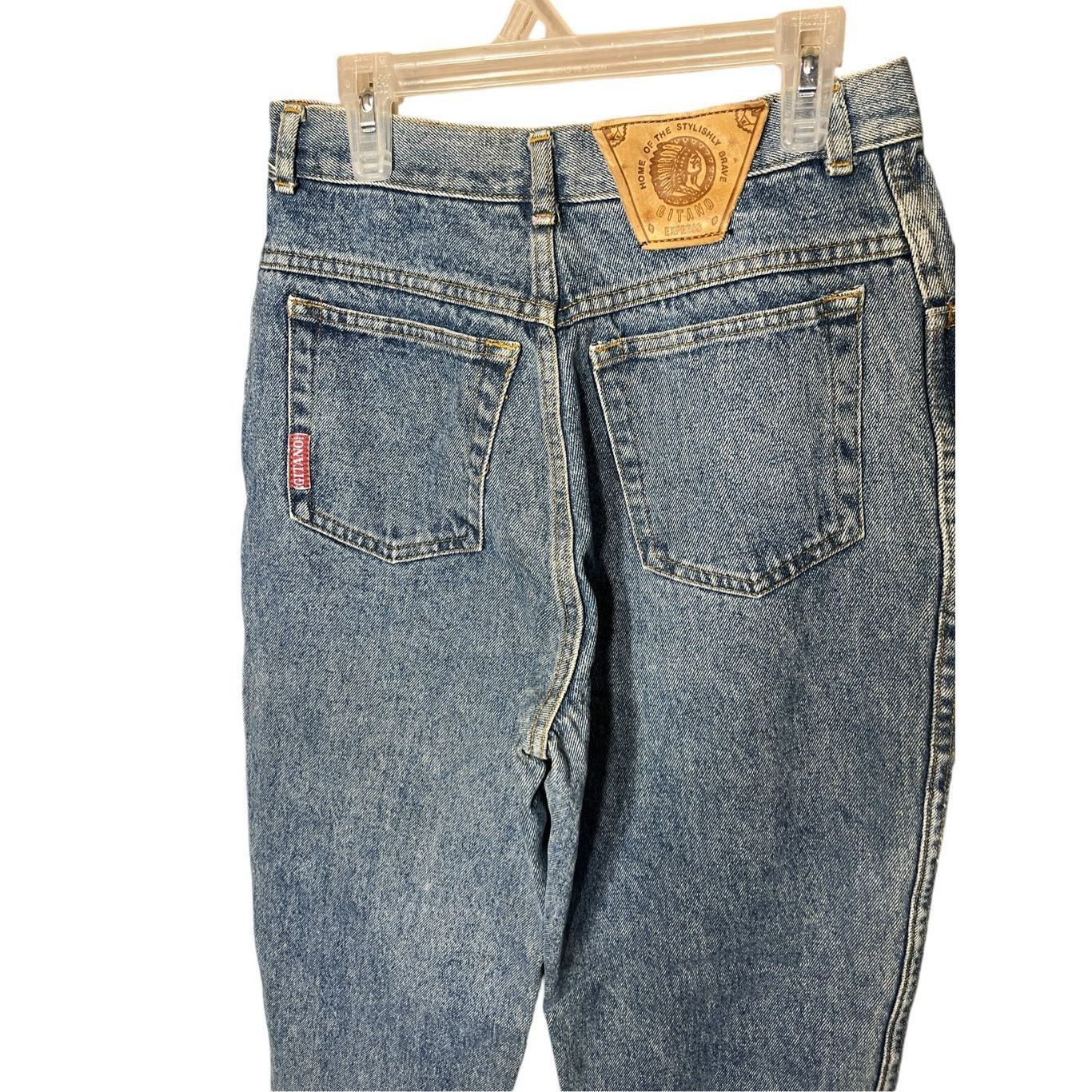 Other Vintage Gitano Express 80s 90s High Rise Straight Leg Jeans Size 27" / US 4 / IT 40 - 5 Thumbnail