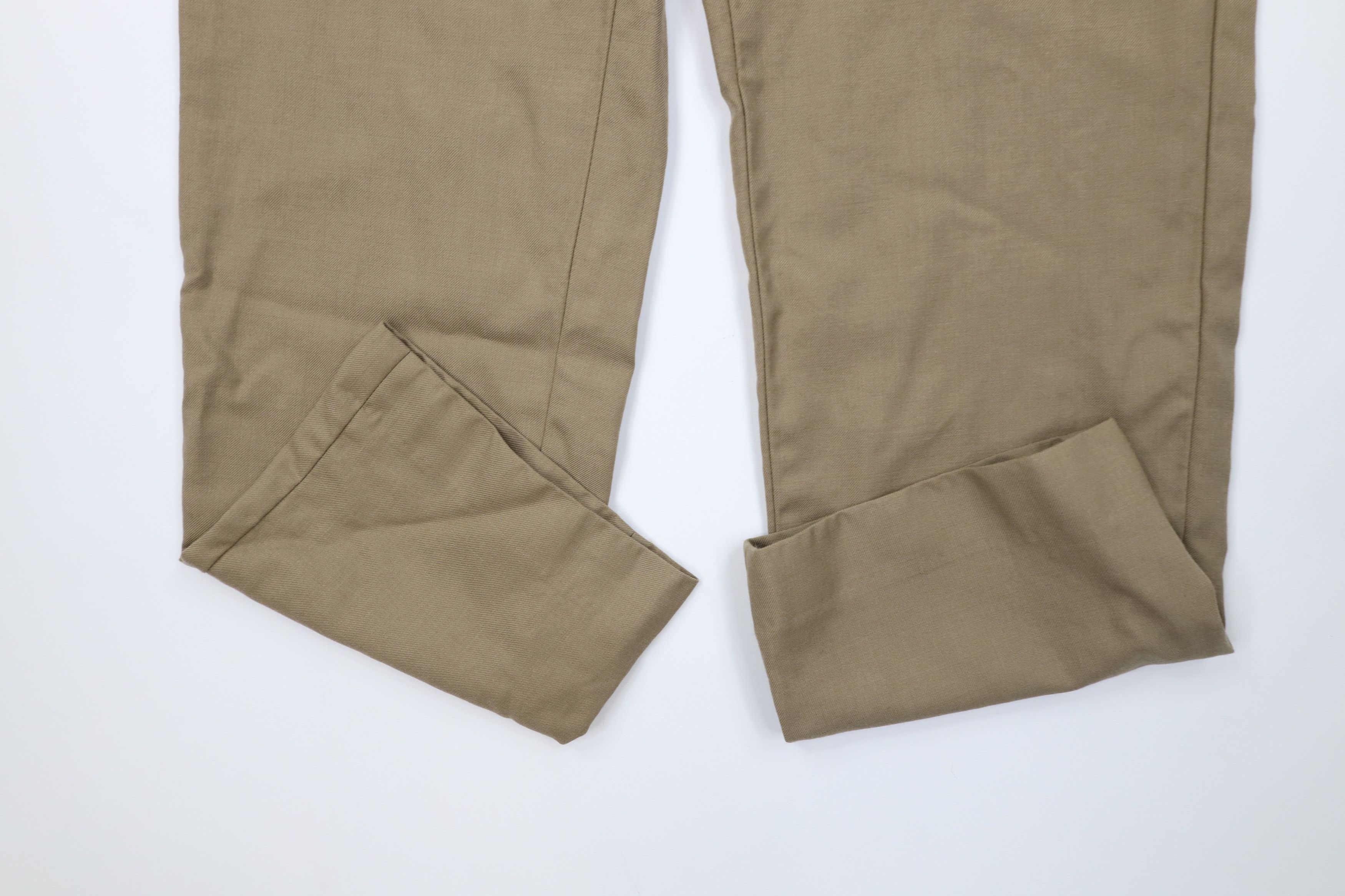 L.L. Bean Vintage LL Bean Wide Leg Chino Pants Trousers Beige Brown Size US 32 / EU 48 - 5 Thumbnail