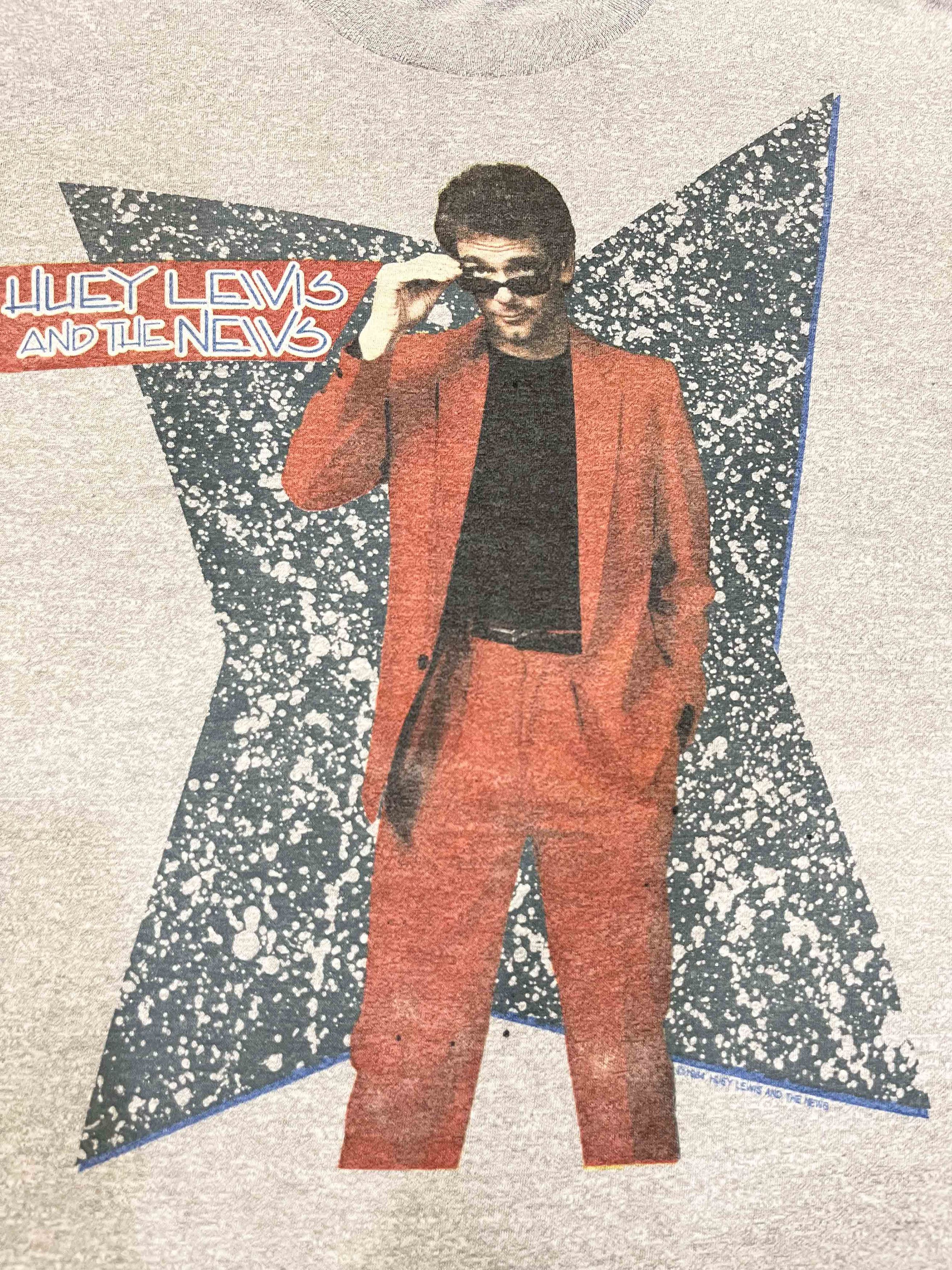 Signal Sport × Vintage Vintage Huey Lewis & News The Heart of Rock & Roll T-Shirt Size US XL / EU 56 / 4 - 2 Thumbnail