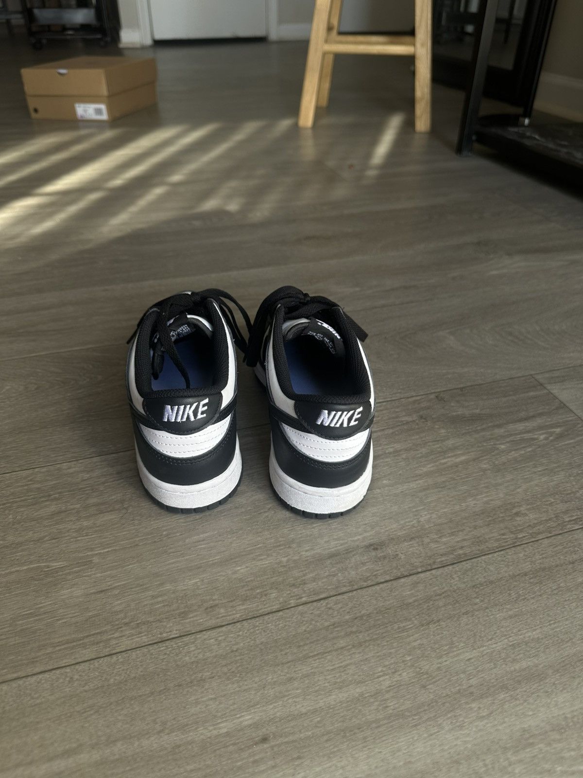 Nike Nike Dunk Low Gs ‘Black White’ Sz 6 Size US 6 / IT 36 - 9 Thumbnail