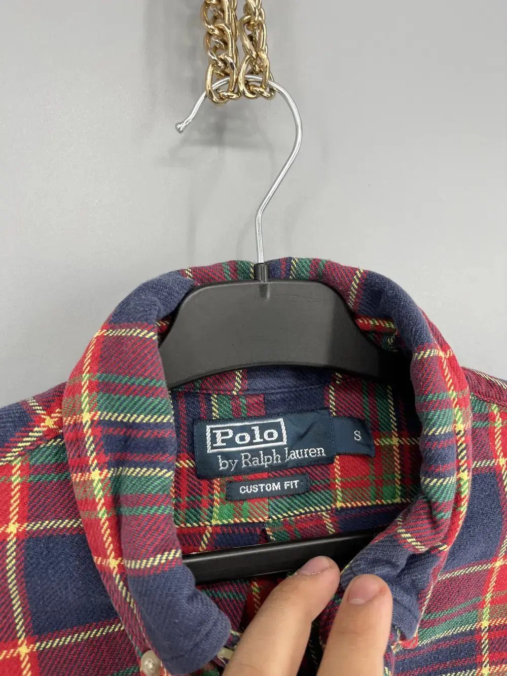 Polo Ralph Lauren Vintage Flannel Polo Raplh Lauren Plaid Shirt Travis style Size US S / EU 44-46 / 1 - 7 Thumbnail