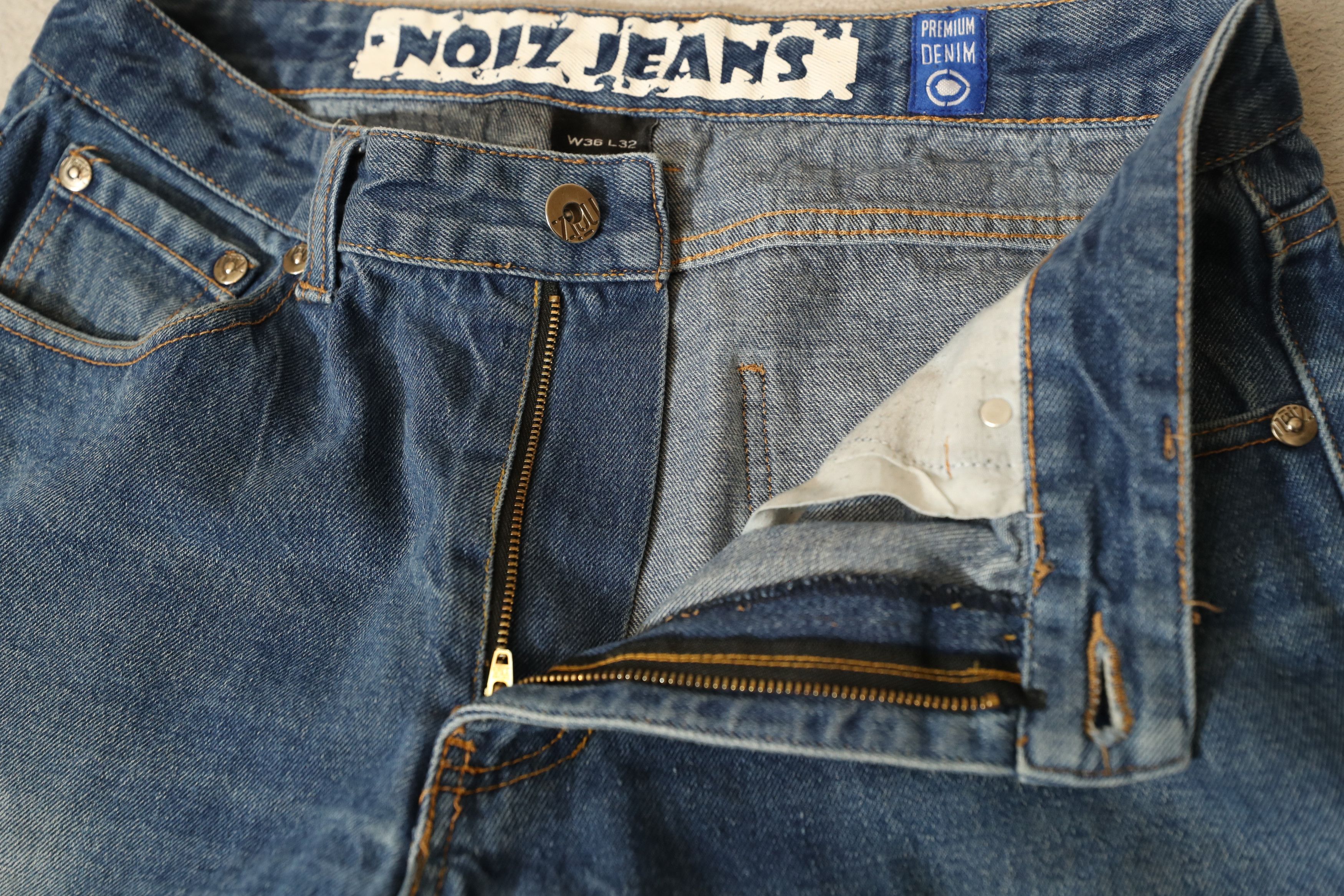 Other Vintage Y2K Noiz Jeans (36x32) Size US 36 / EU 52 - 7 Thumbnail