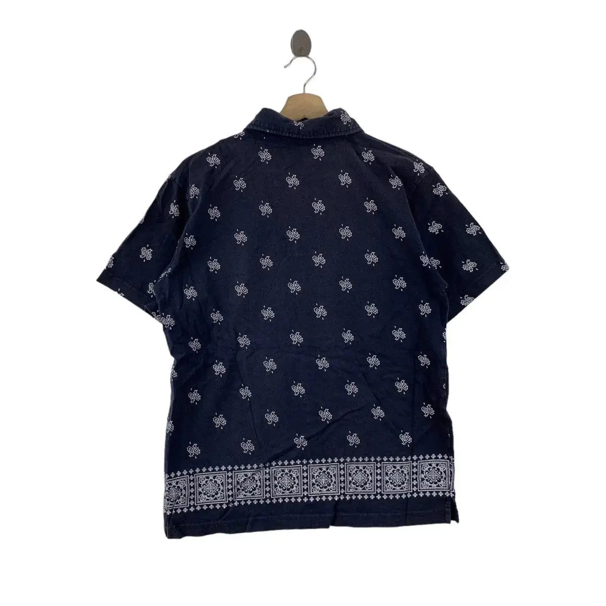 Champion Vintage CHAMPION PAISLEY AOP All Over Print Polo Tee Shirt Size US M / EU 48-50 / 2 - 3 Thumbnail