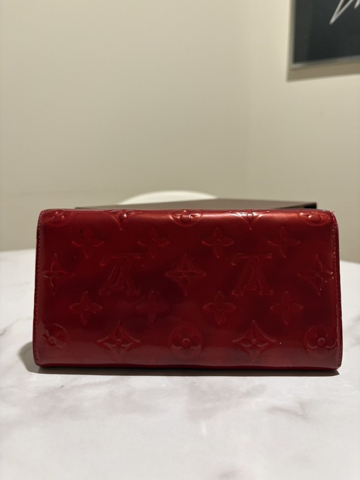 Louis Vuitton Red Louis Vuitton Vernis Long Wallet Size ONE SIZE - 2 Thumbnail