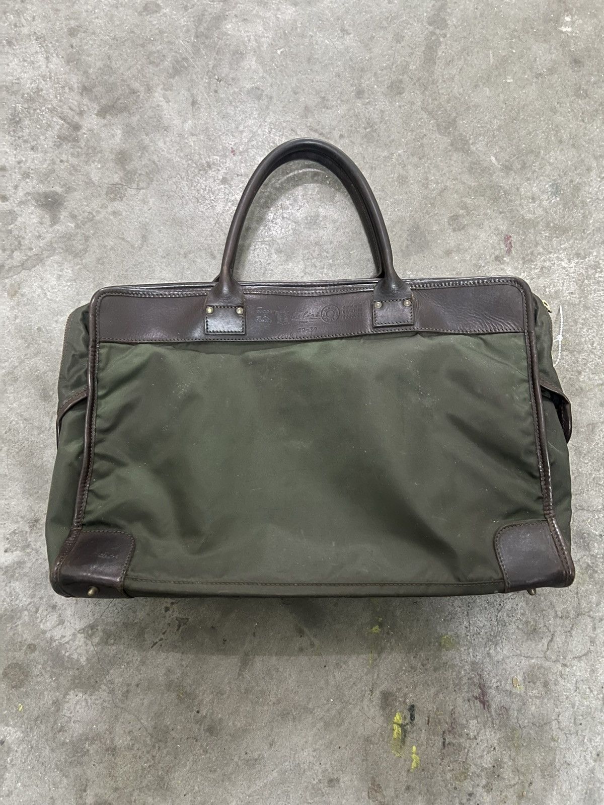 Felisi × Leather Felisi briefcase business nylon leather bag | Grailed